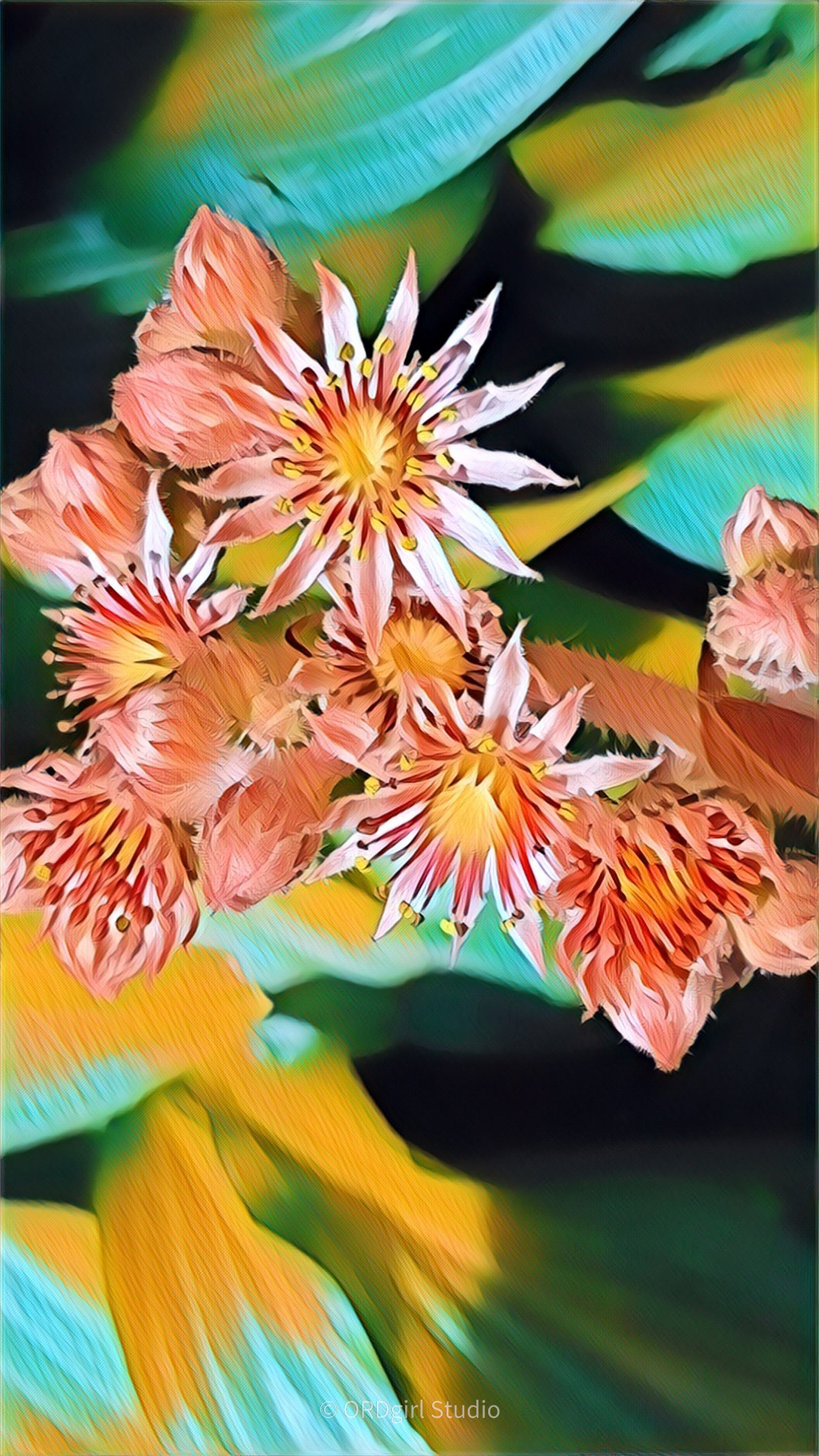 Flowering Cascade - Premium Pillow