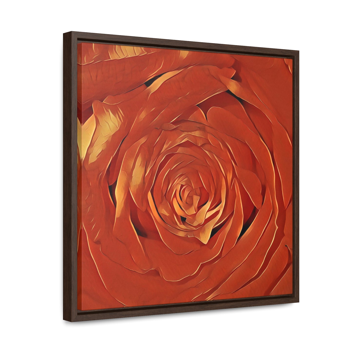 A Rose is a Rose (Square-Framed Canvas Wrap)