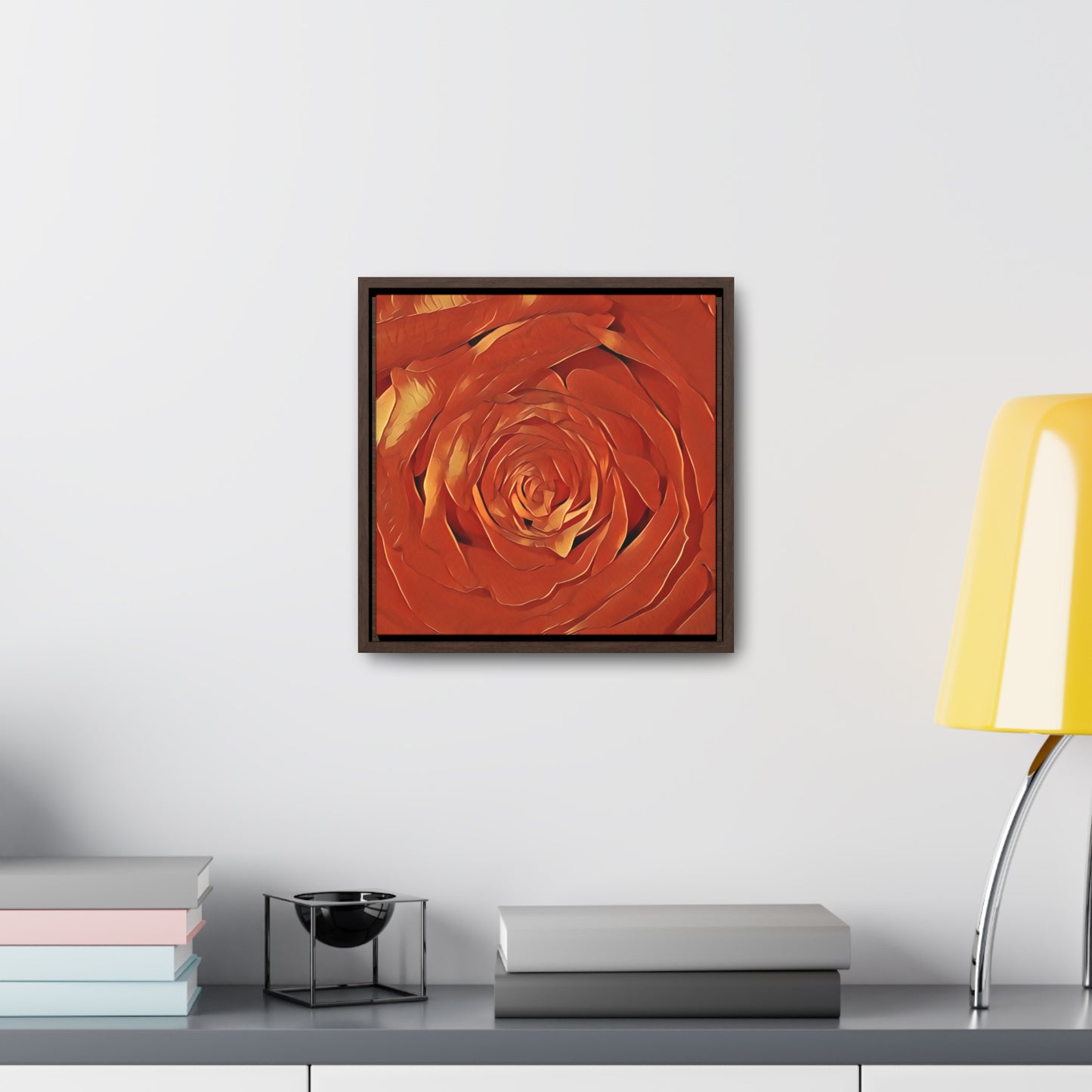 A Rose is a Rose (Square-Framed Canvas Wrap)