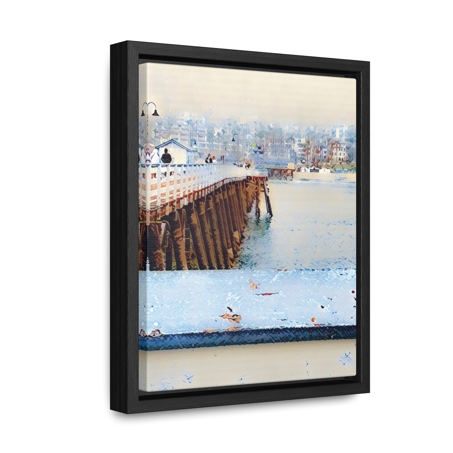 Getting Misty in San Clemente (Framed Canvas Wrap)