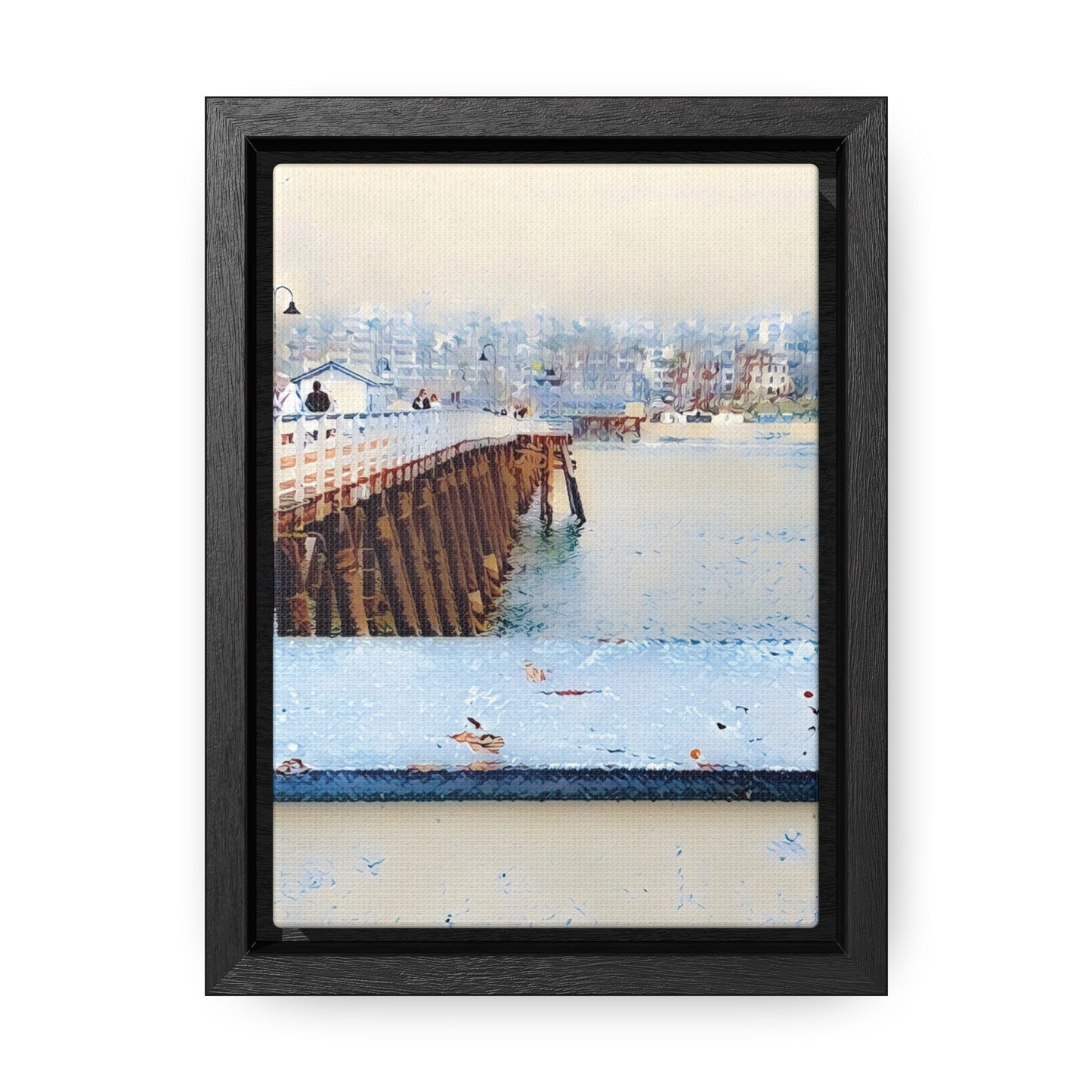 Getting Misty in San Clemente (Framed Canvas Wrap)