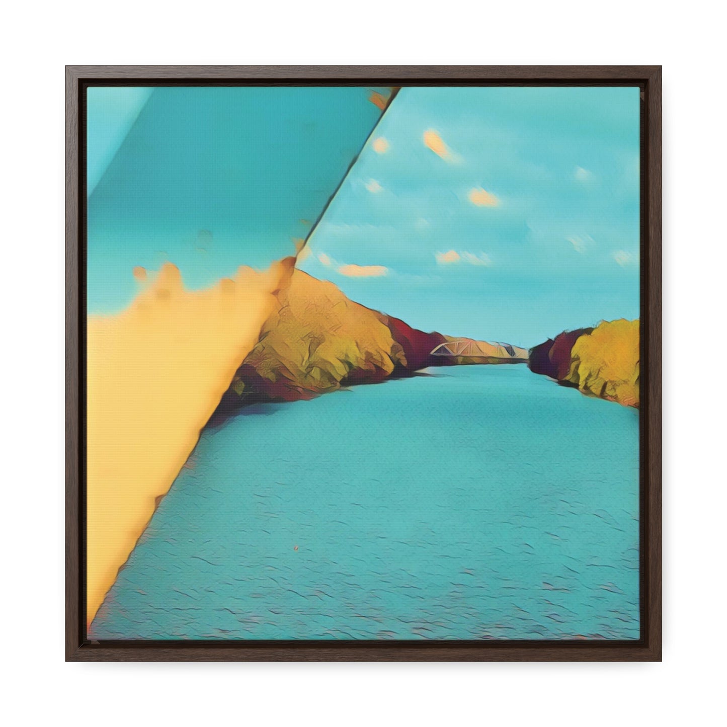 The Cal-Sag Channel (Framed Gallery Canvas Wrap)