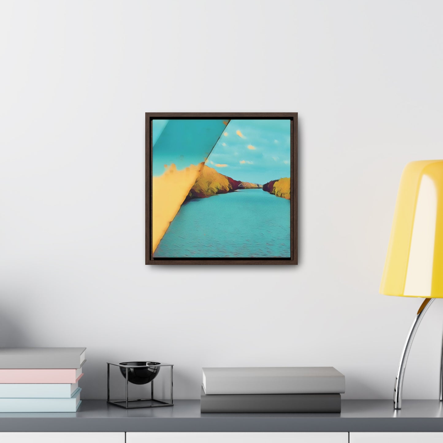 The Cal-Sag Channel (Framed Gallery Canvas Wrap)