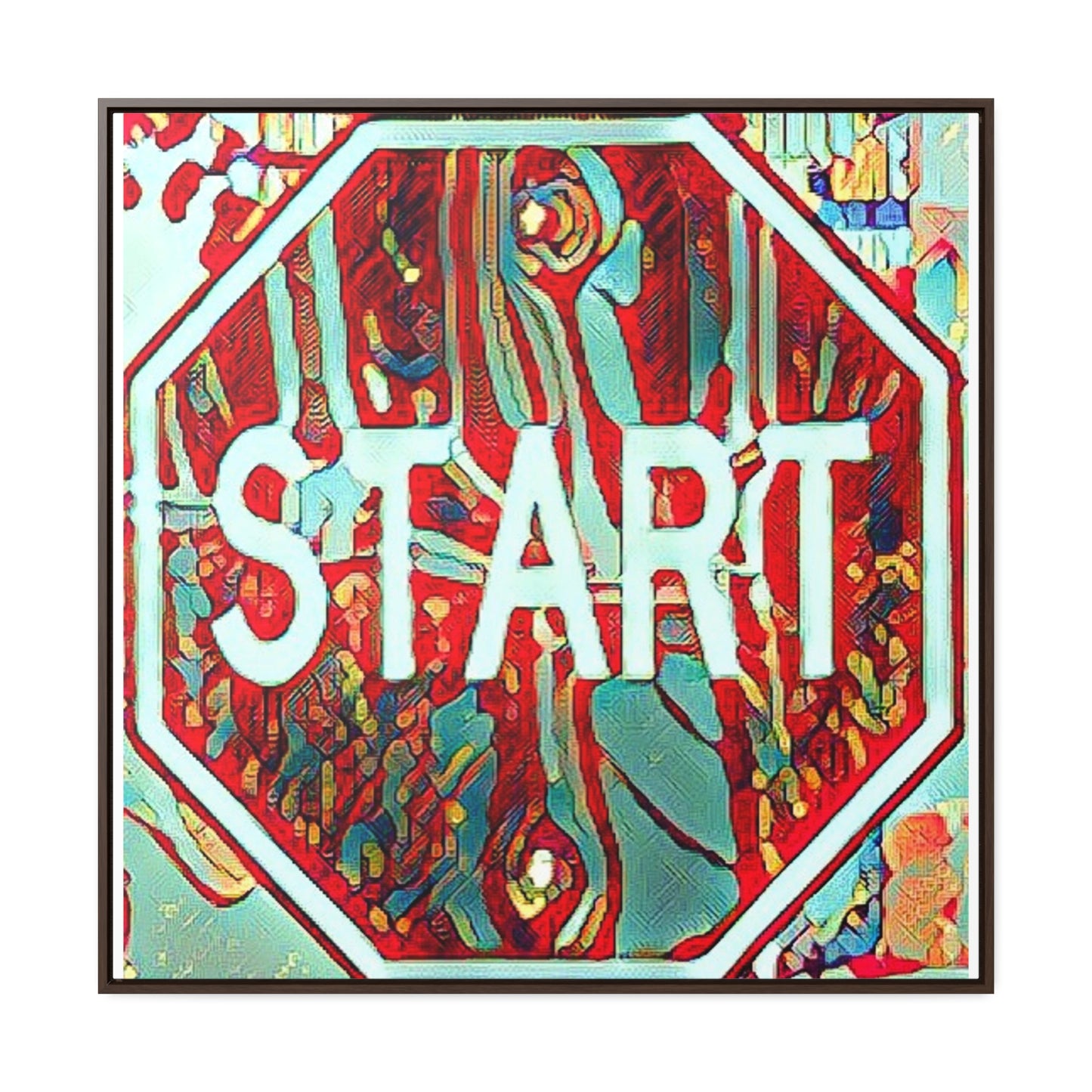 Start (Square-framed Canvas Wrap)