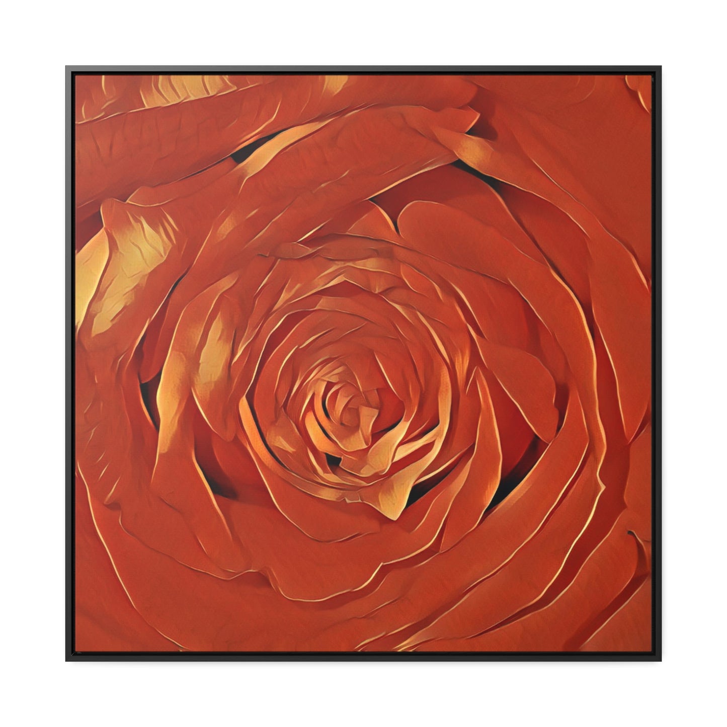 A Rose is a Rose (Square-Framed Canvas Wrap)