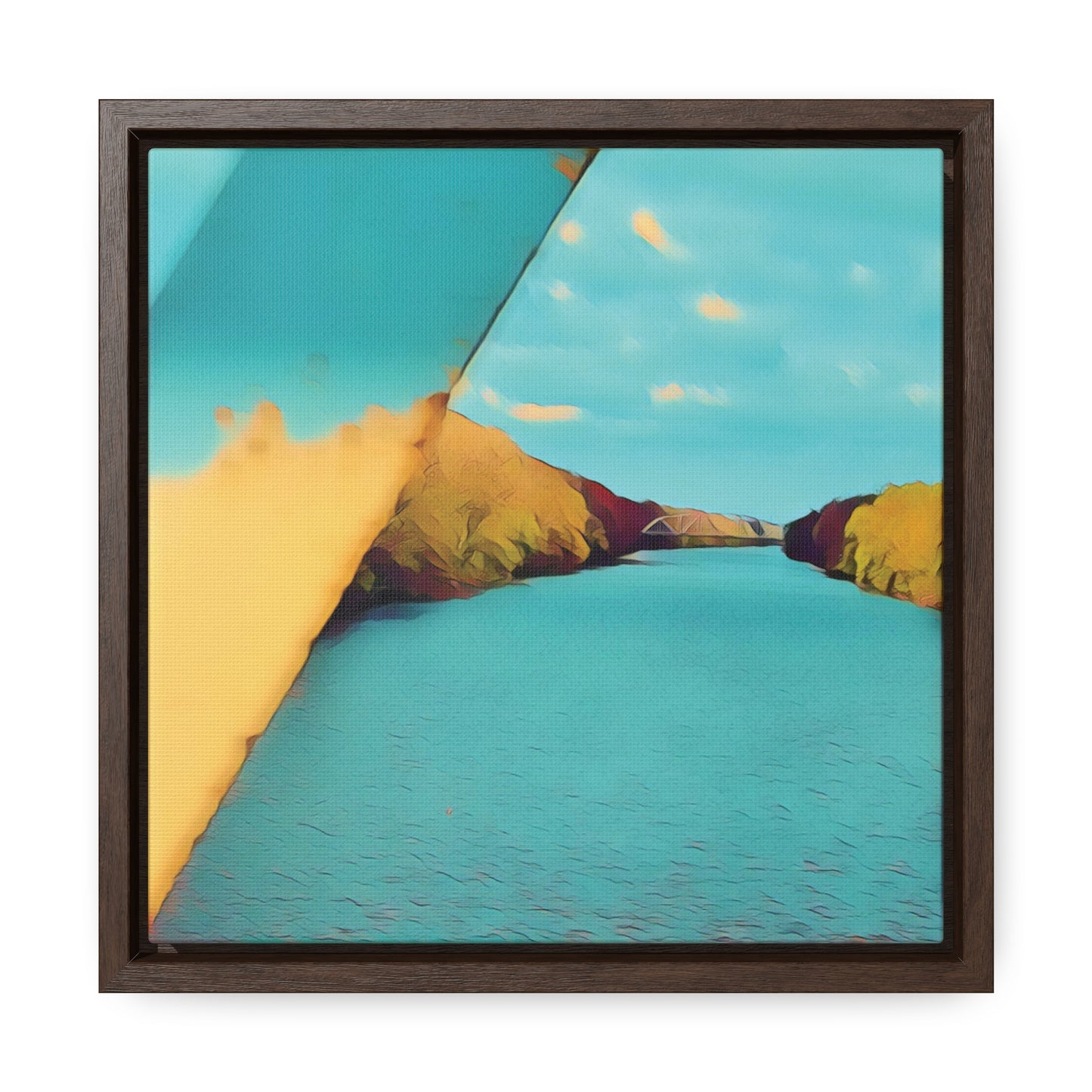 The Cal-Sag Channel (Framed Gallery Canvas Wrap)