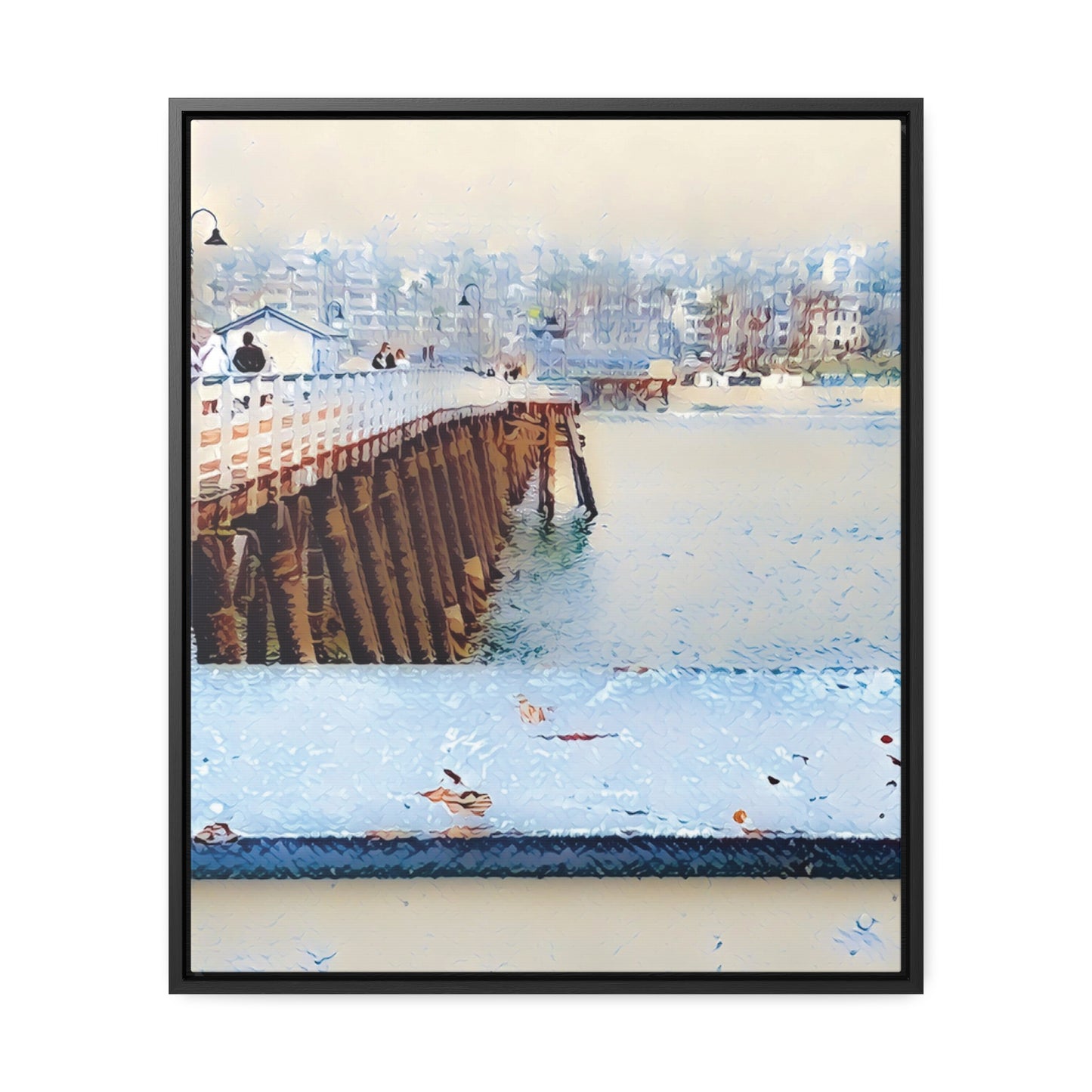 Getting Misty in San Clemente (Framed Canvas Wrap)