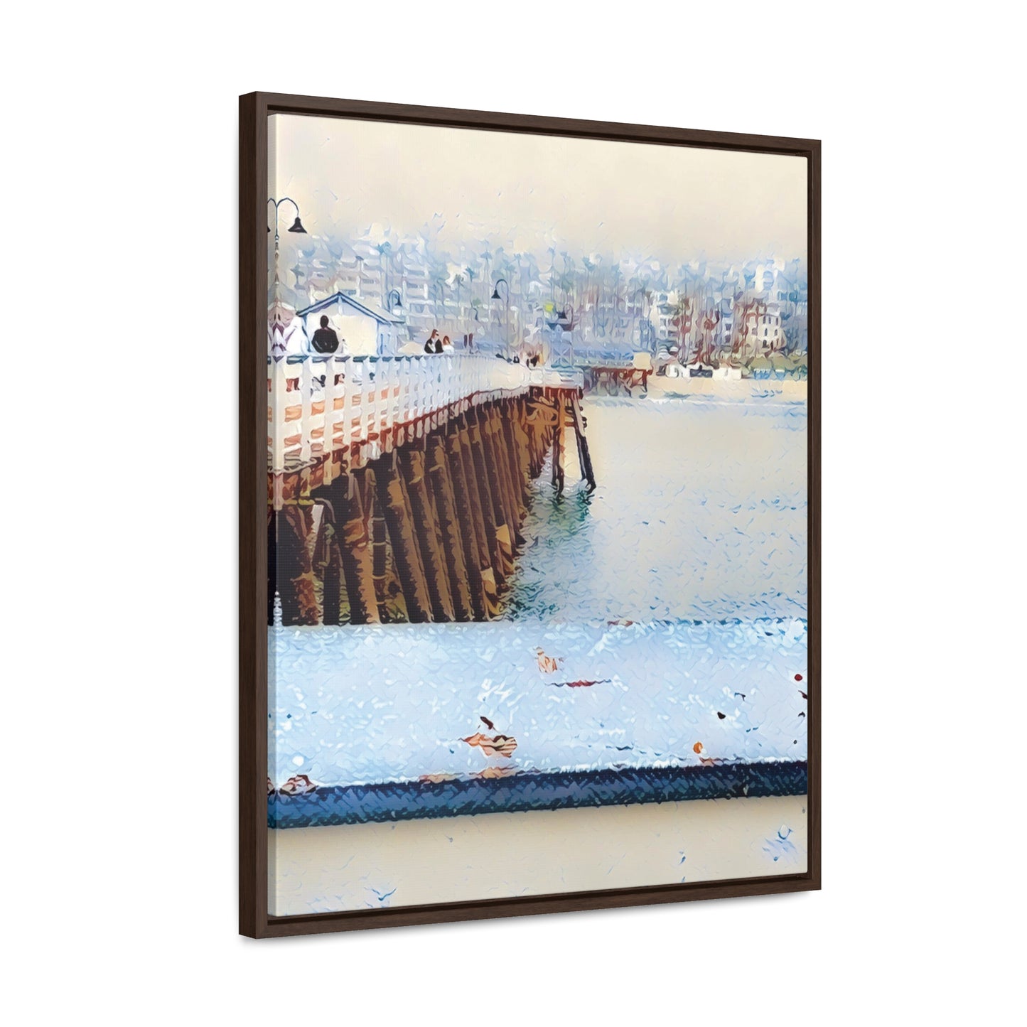 Getting Misty in San Clemente (Framed Canvas Wrap)