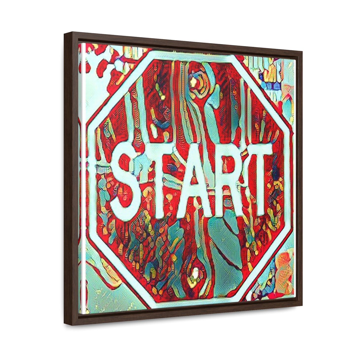 Start (Square-framed Canvas Wrap)