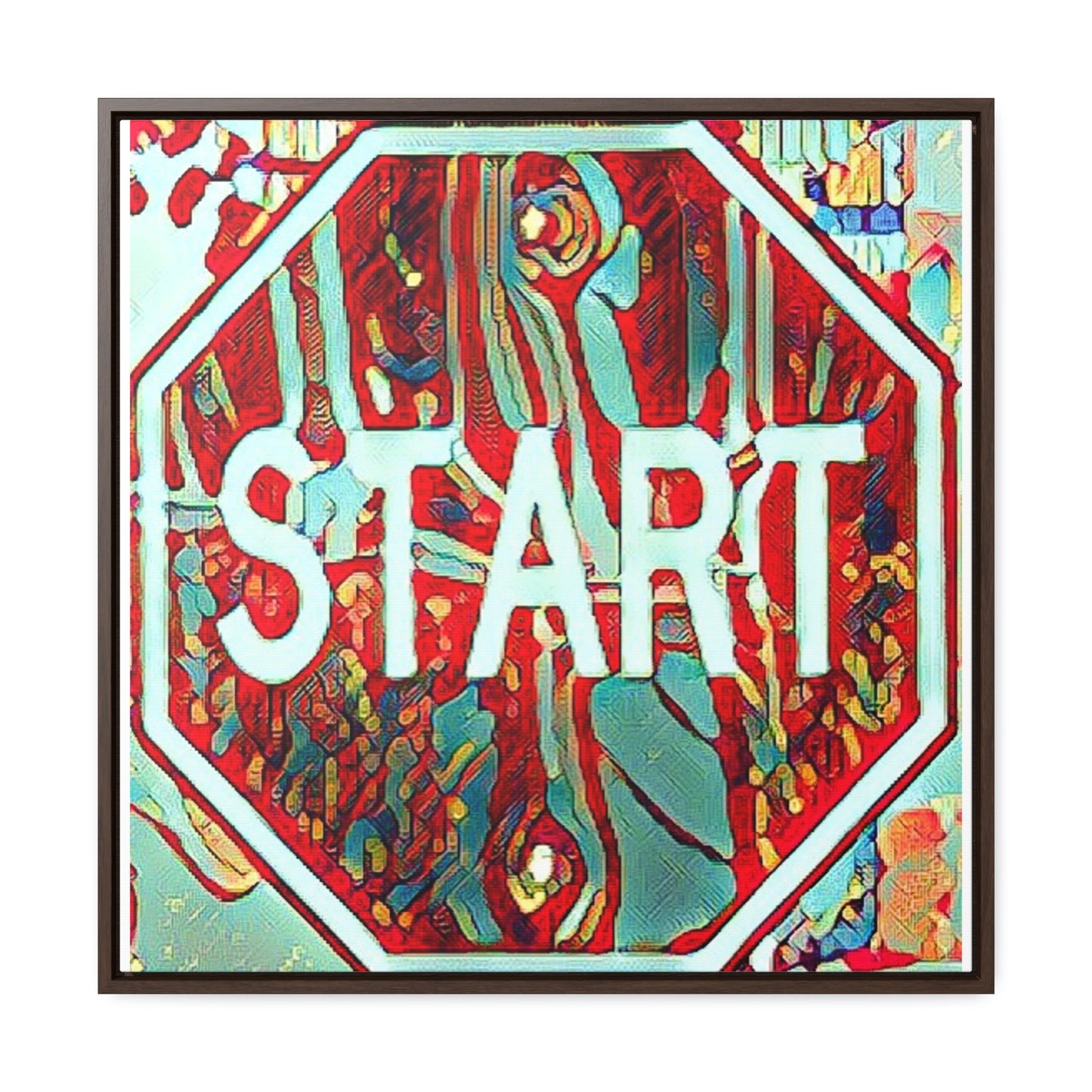 Start (Square-framed Canvas Wrap)