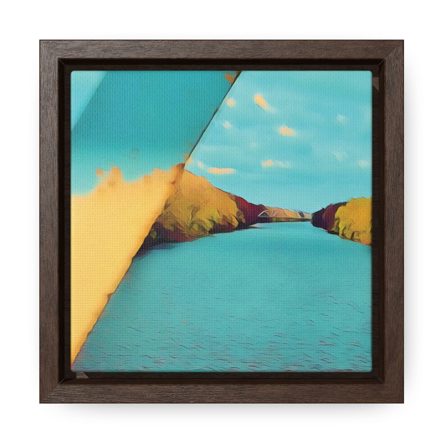 The Cal-Sag Channel (Framed Gallery Canvas Wrap)