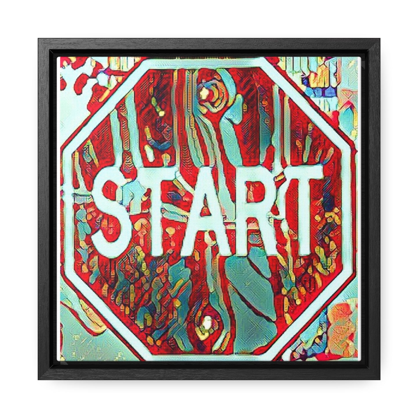 Start (Square-framed Canvas Wrap)