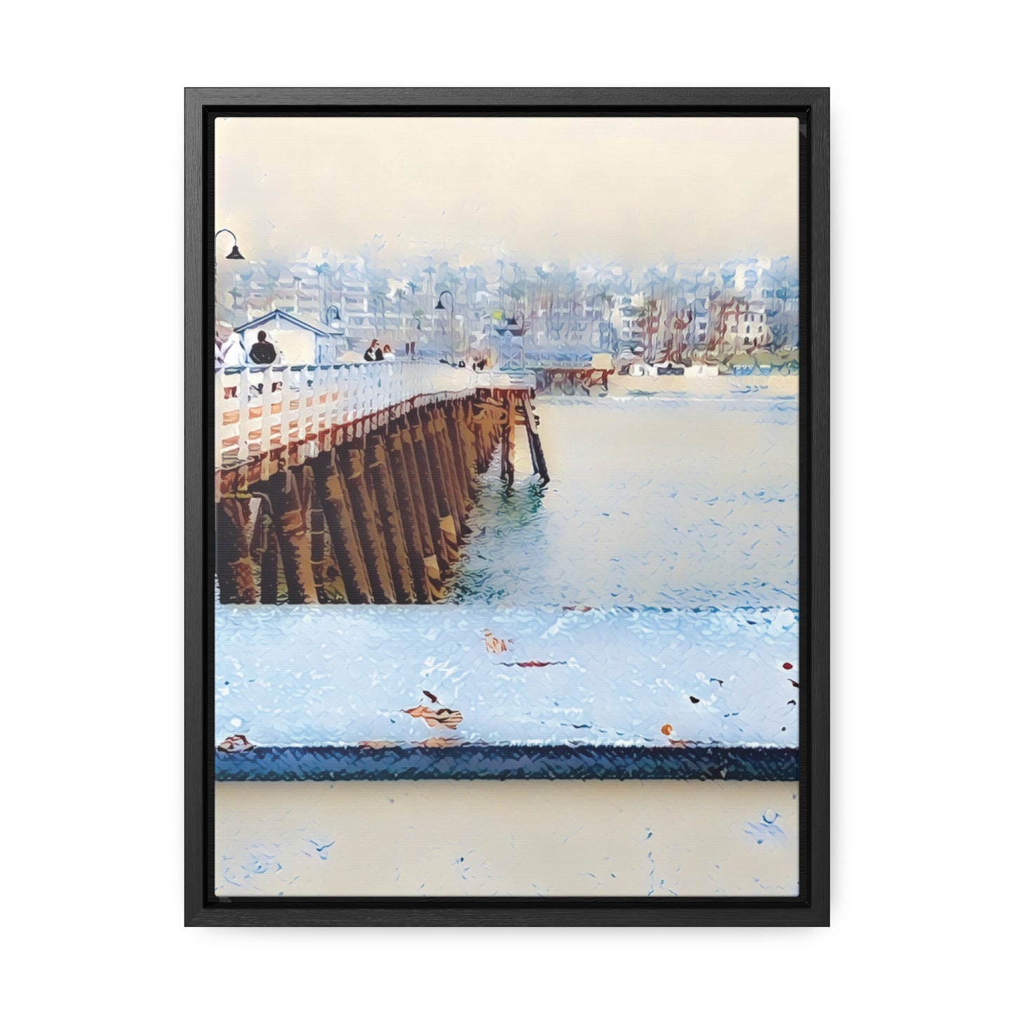 Getting Misty in San Clemente (Framed Canvas Wrap)