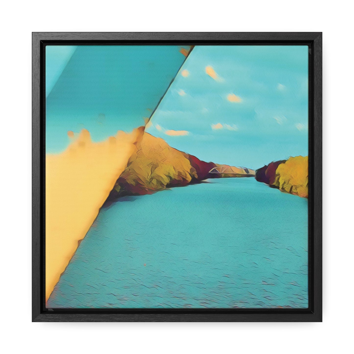 The Cal-Sag Channel (Framed Gallery Canvas Wrap)