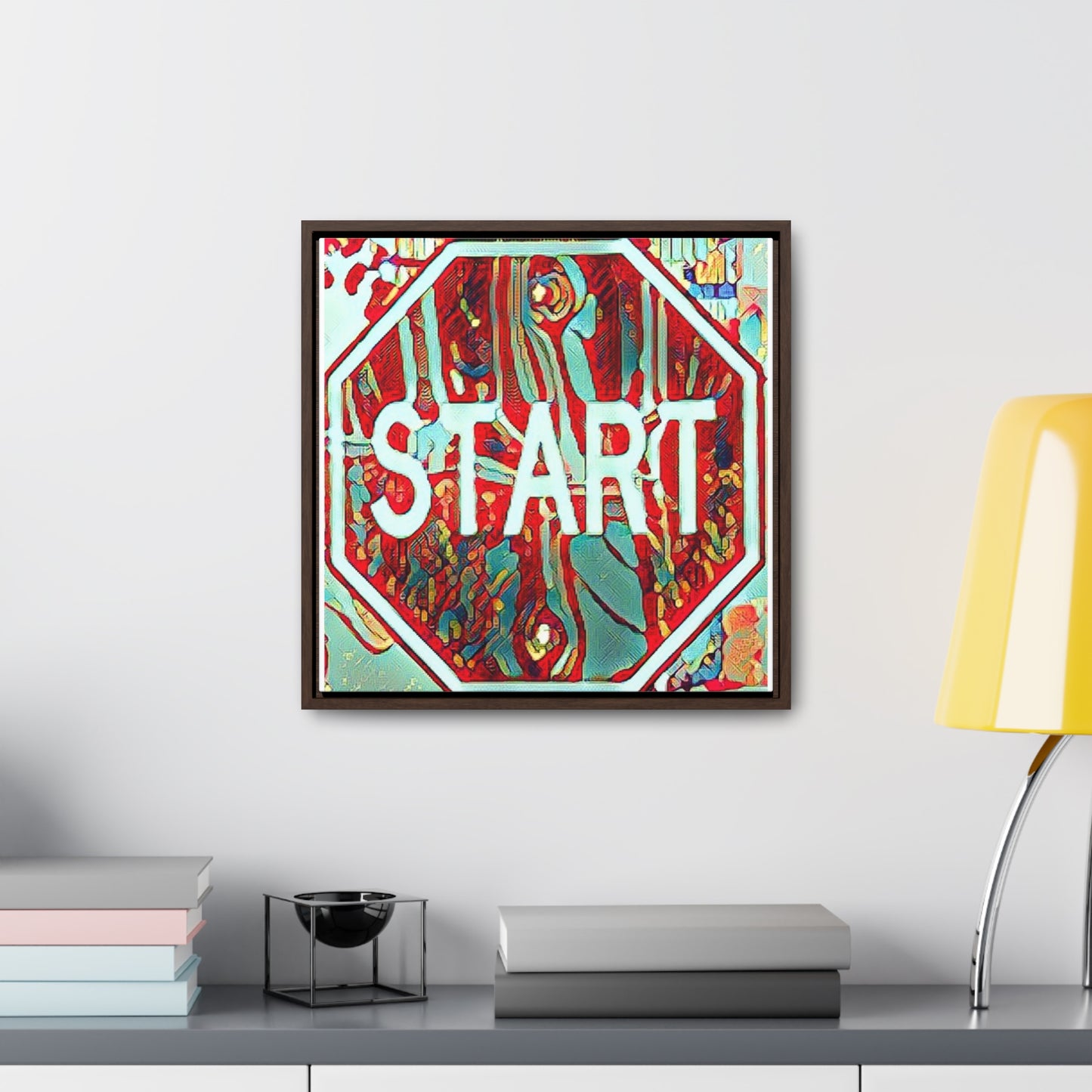 Start (Square-framed Canvas Wrap)