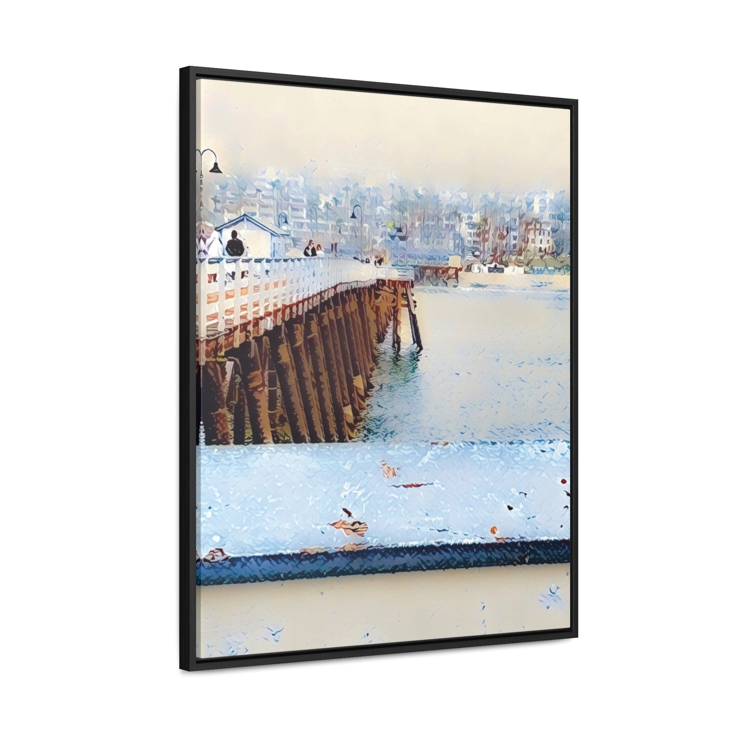 Getting Misty in San Clemente (Framed Canvas Wrap)