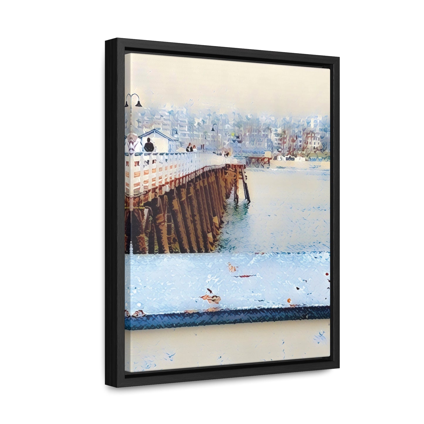 Getting Misty in San Clemente (Framed Canvas Wrap)