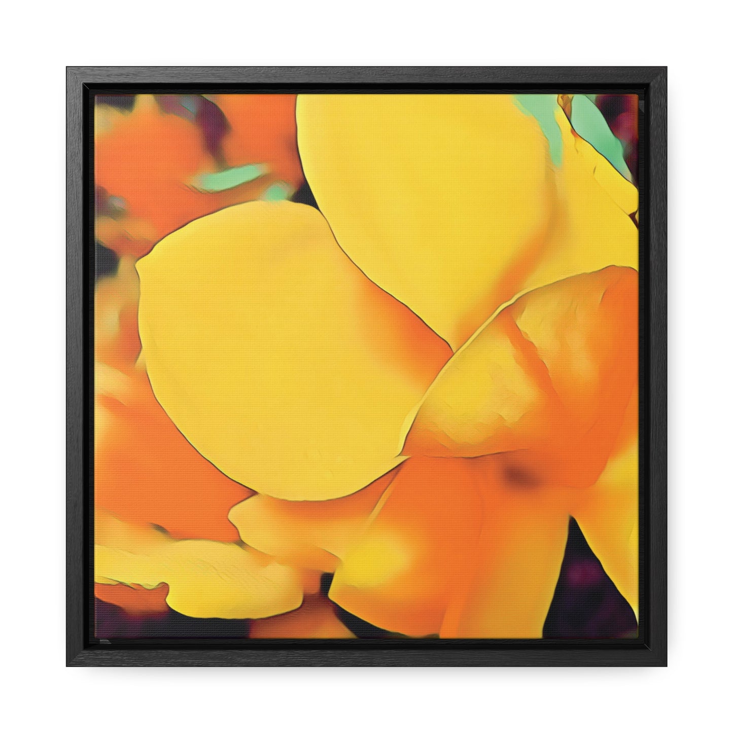 Fluttering in the Breeze (Square Frame Canvas Wrap)