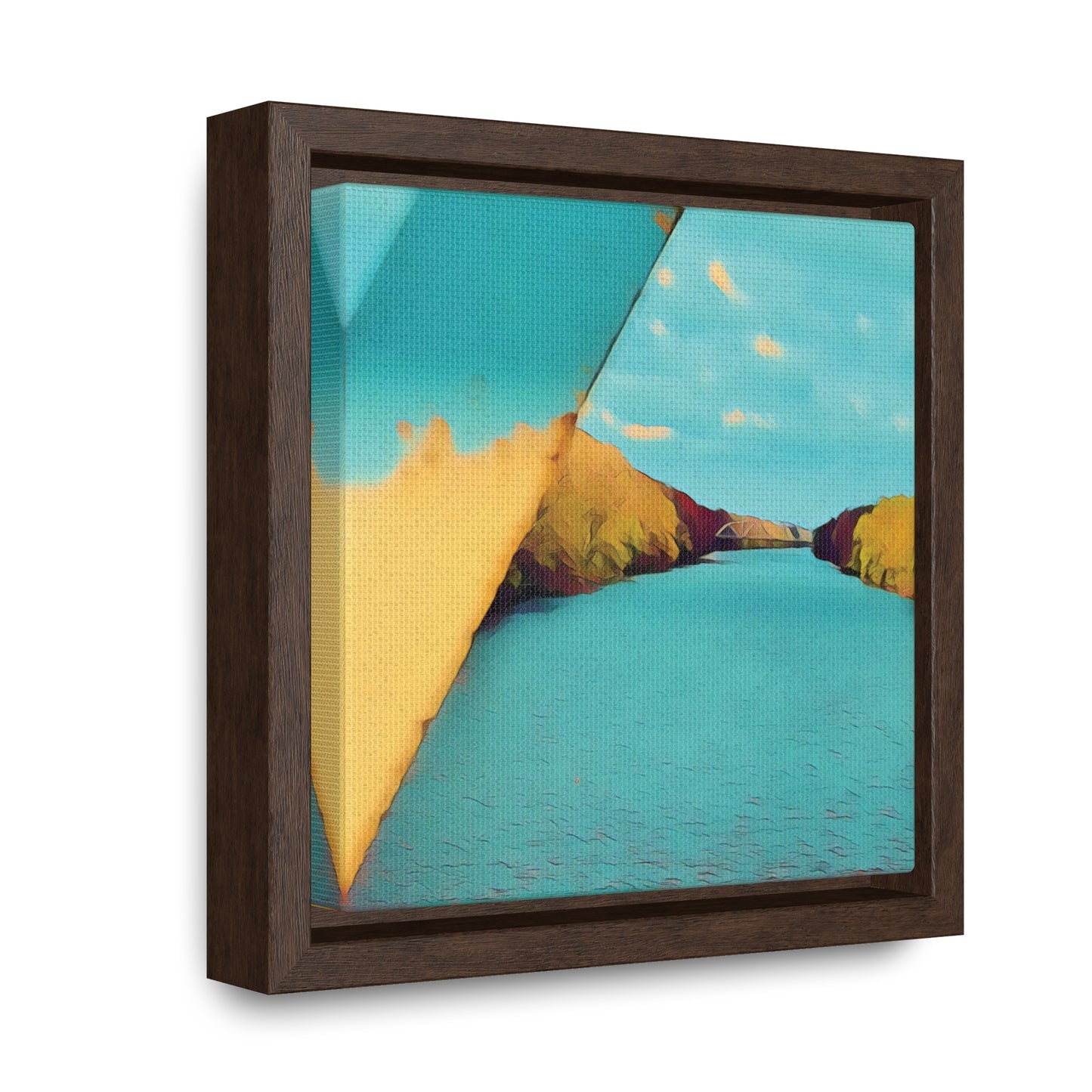 The Cal-Sag Channel (Framed Gallery Canvas Wrap)