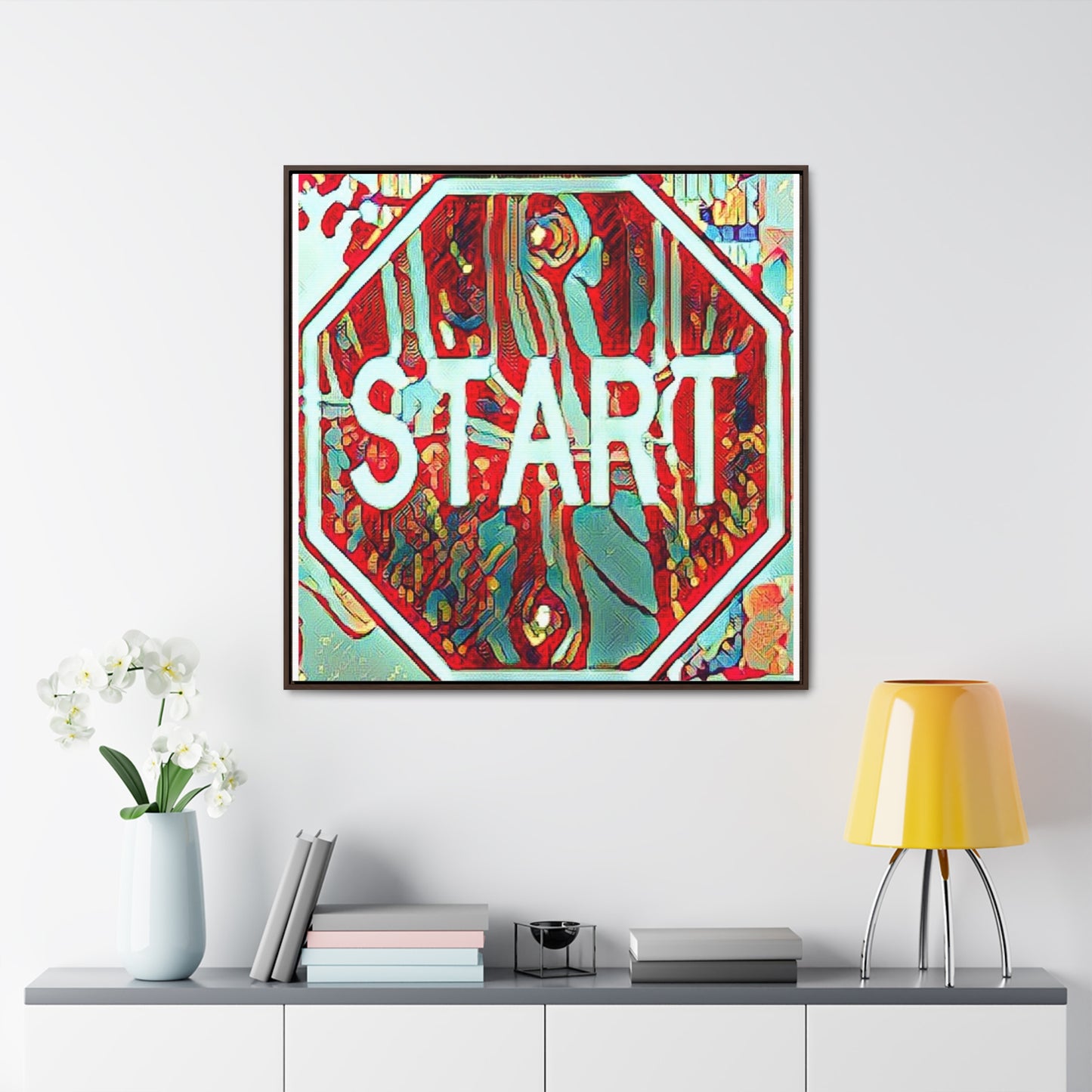 Start (Square-framed Canvas Wrap)