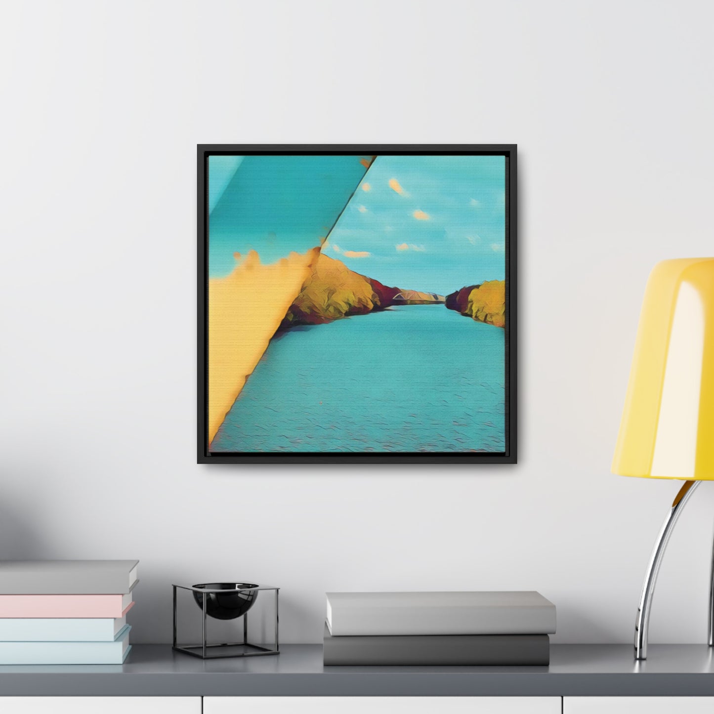 The Cal-Sag Channel (Framed Gallery Canvas Wrap)