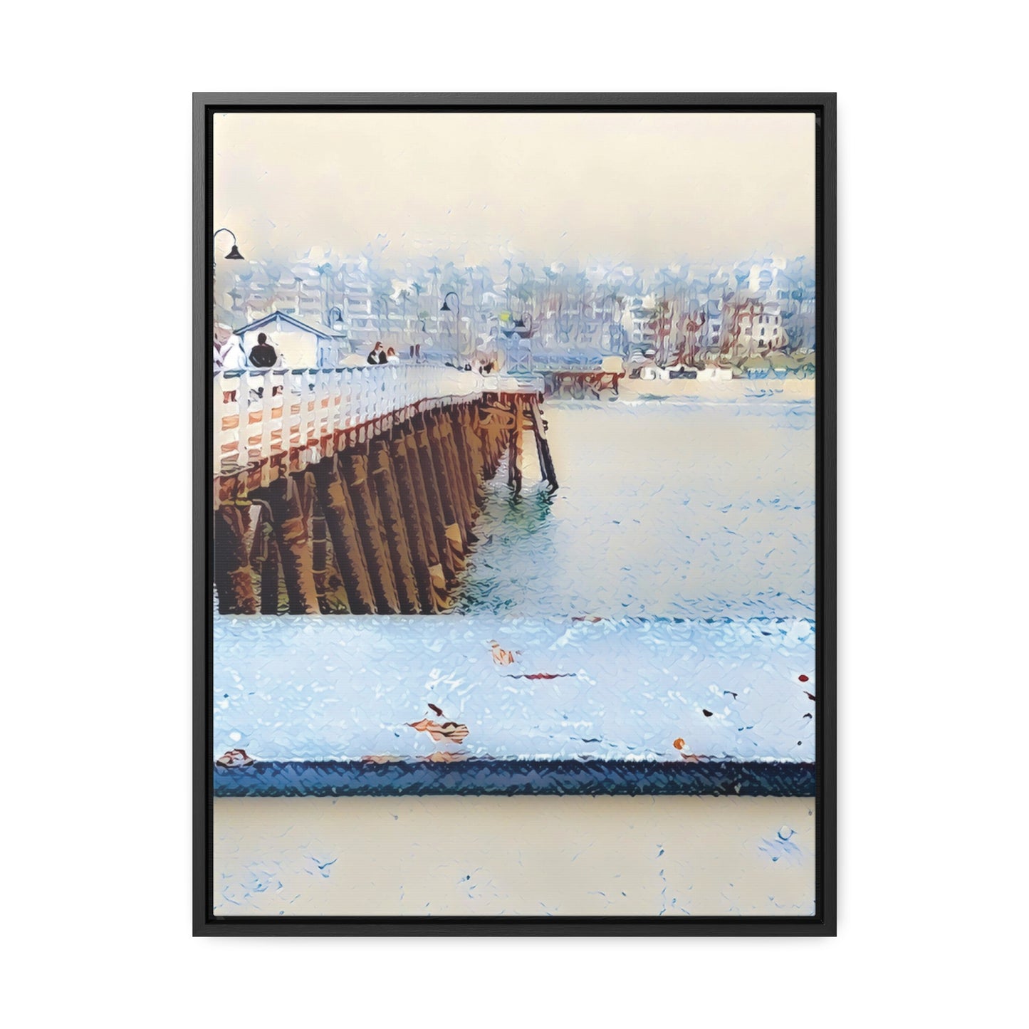 Getting Misty in San Clemente (Framed Canvas Wrap)