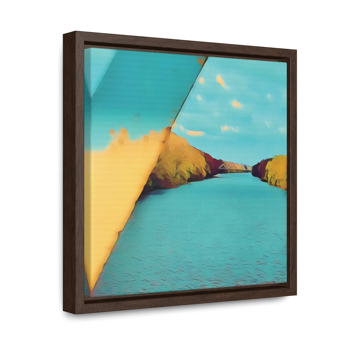 The Cal-Sag Channel (Framed Gallery Canvas Wrap)