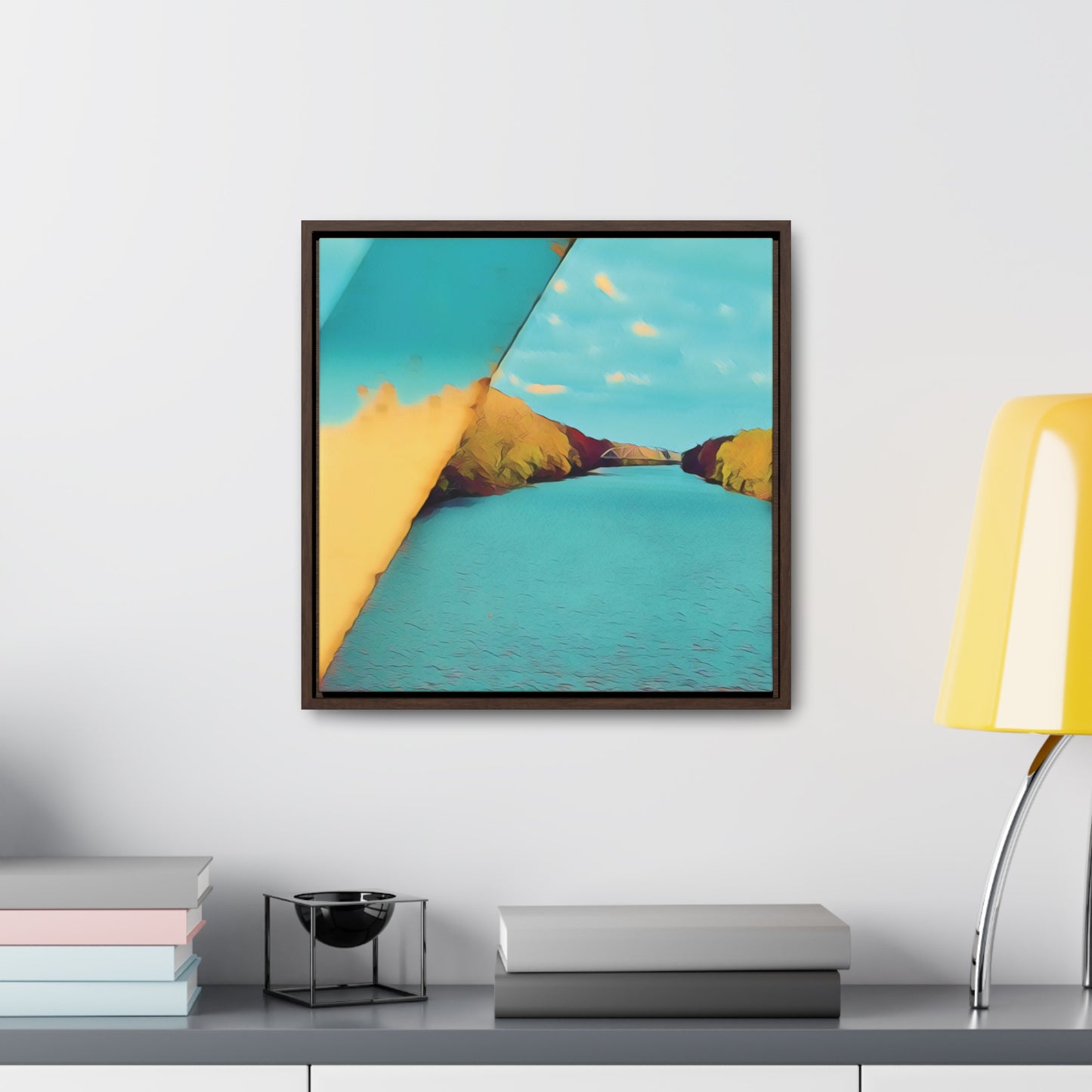 The Cal-Sag Channel (Framed Gallery Canvas Wrap)