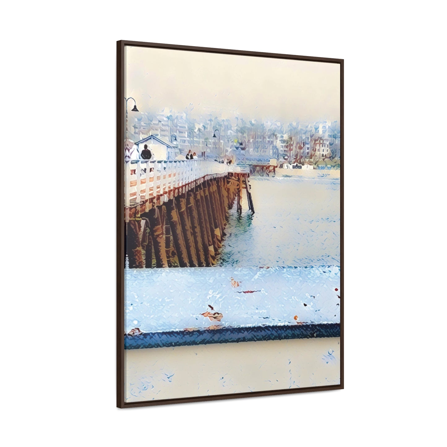 Getting Misty in San Clemente (Framed Canvas Wrap)