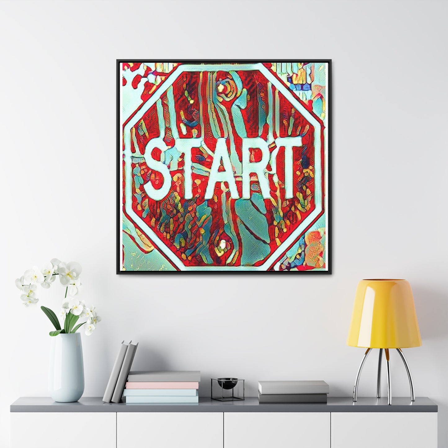 Start (Square-framed Canvas Wrap)