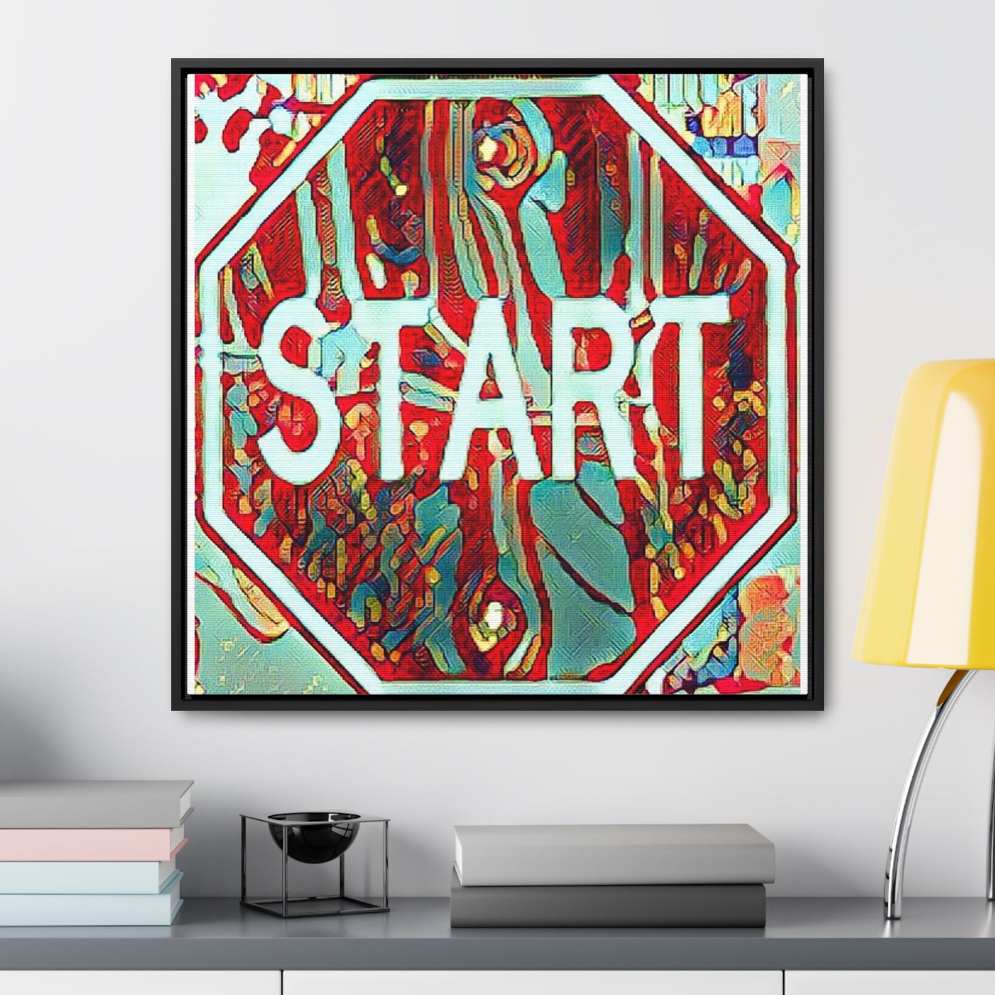 Start (Square-framed Canvas Wrap)