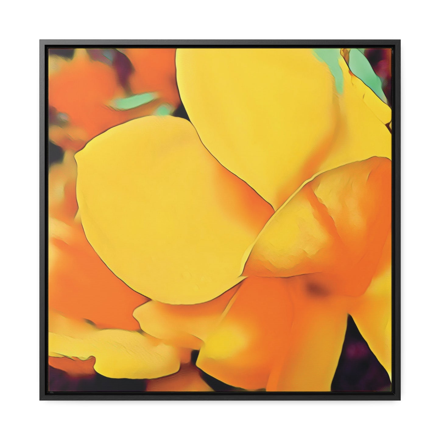 Fluttering in the Breeze (Square Frame Canvas Wrap)