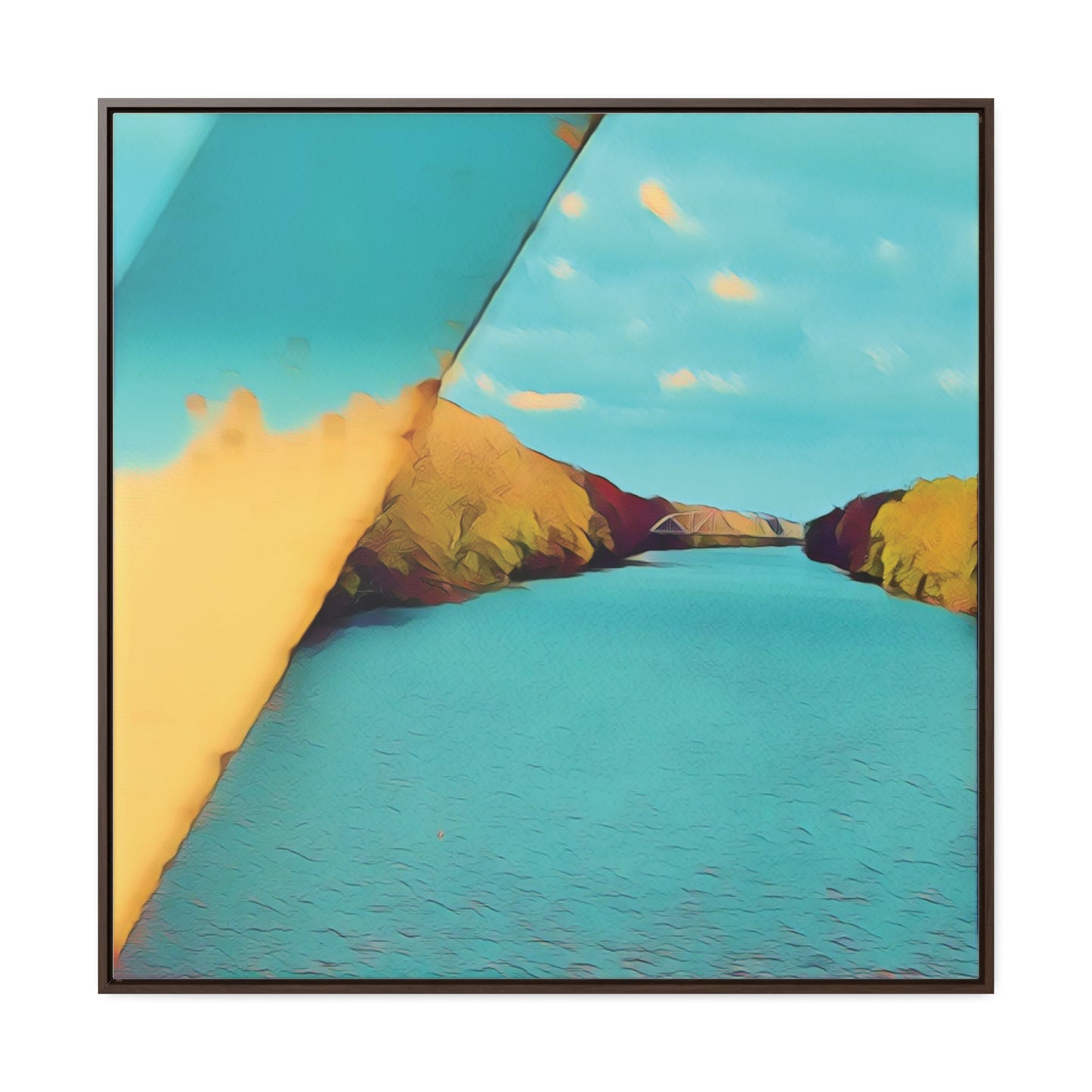 The Cal-Sag Channel (Framed Gallery Canvas Wrap)