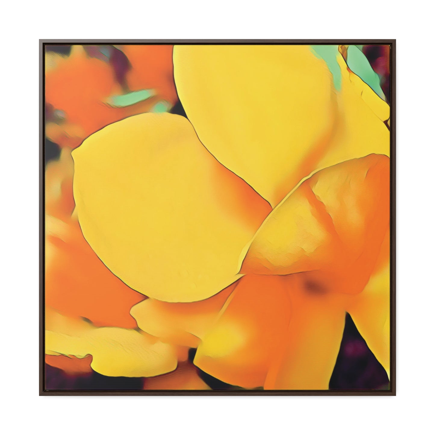 Fluttering in the Breeze (Square Frame Canvas Wrap)