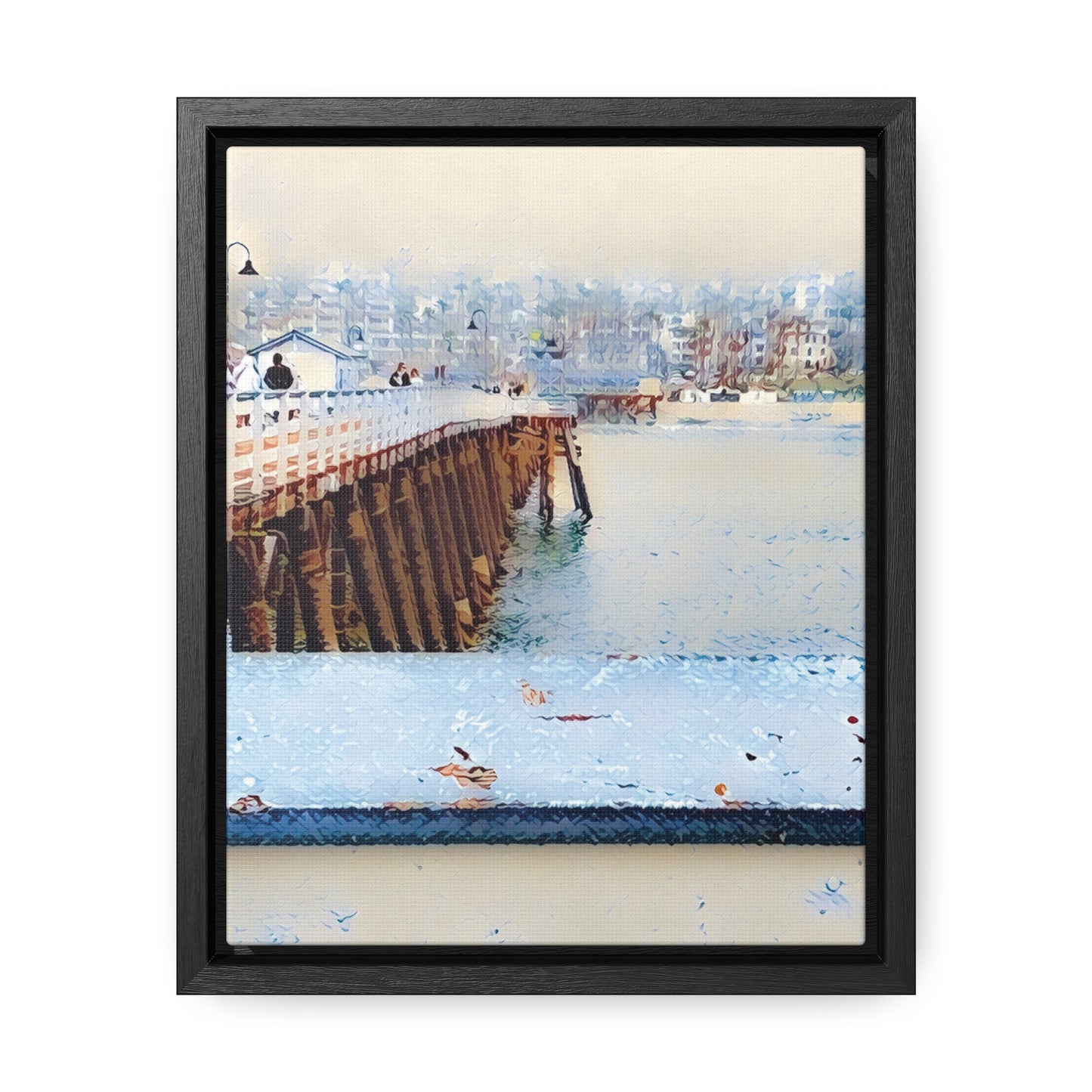 Getting Misty in San Clemente (Framed Canvas Wrap)