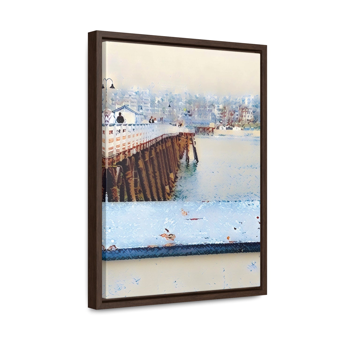 Getting Misty in San Clemente (Framed Canvas Wrap)