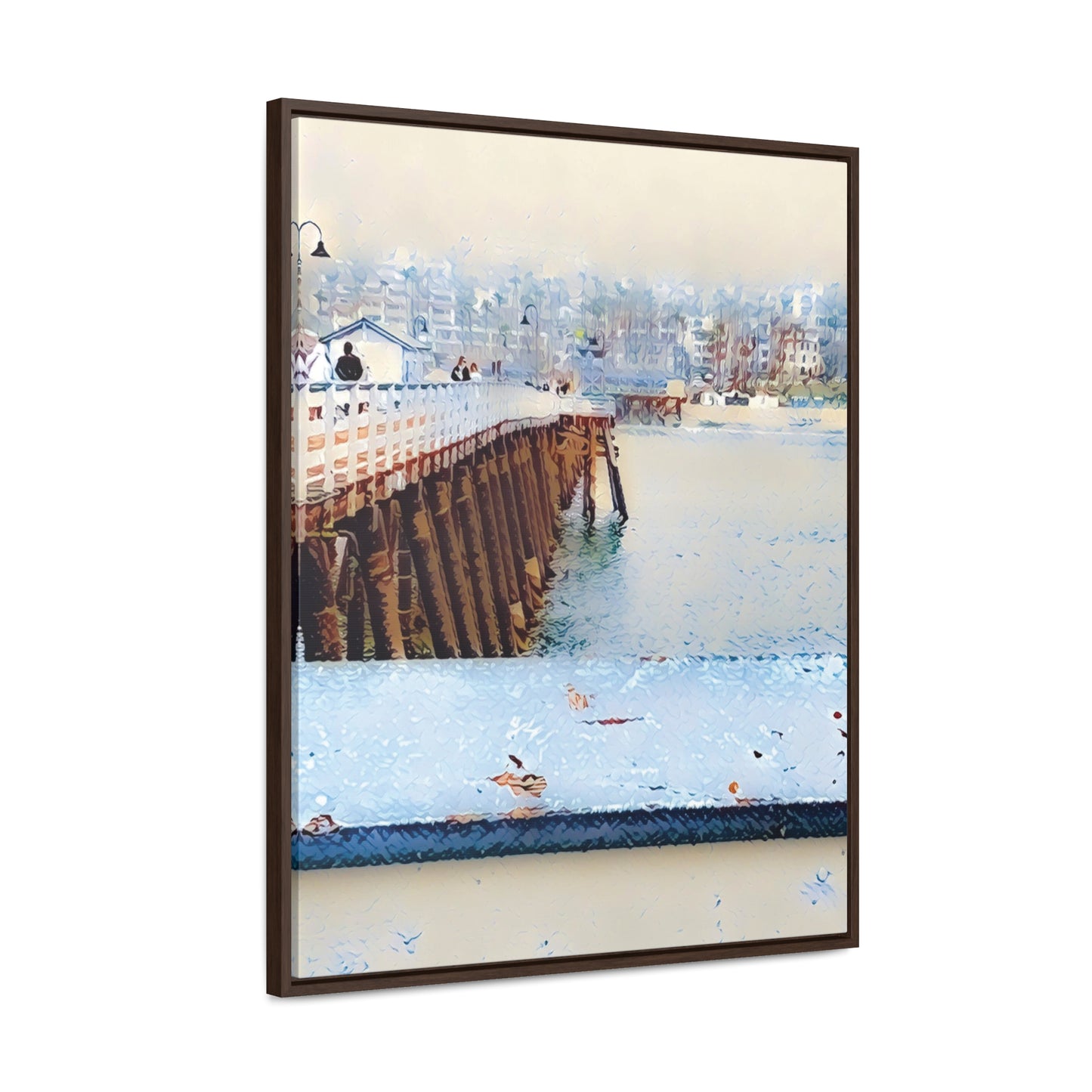 Getting Misty in San Clemente (Framed Canvas Wrap)