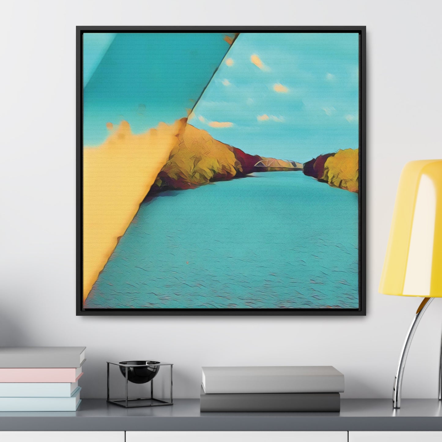 The Cal-Sag Channel (Framed Gallery Canvas Wrap)