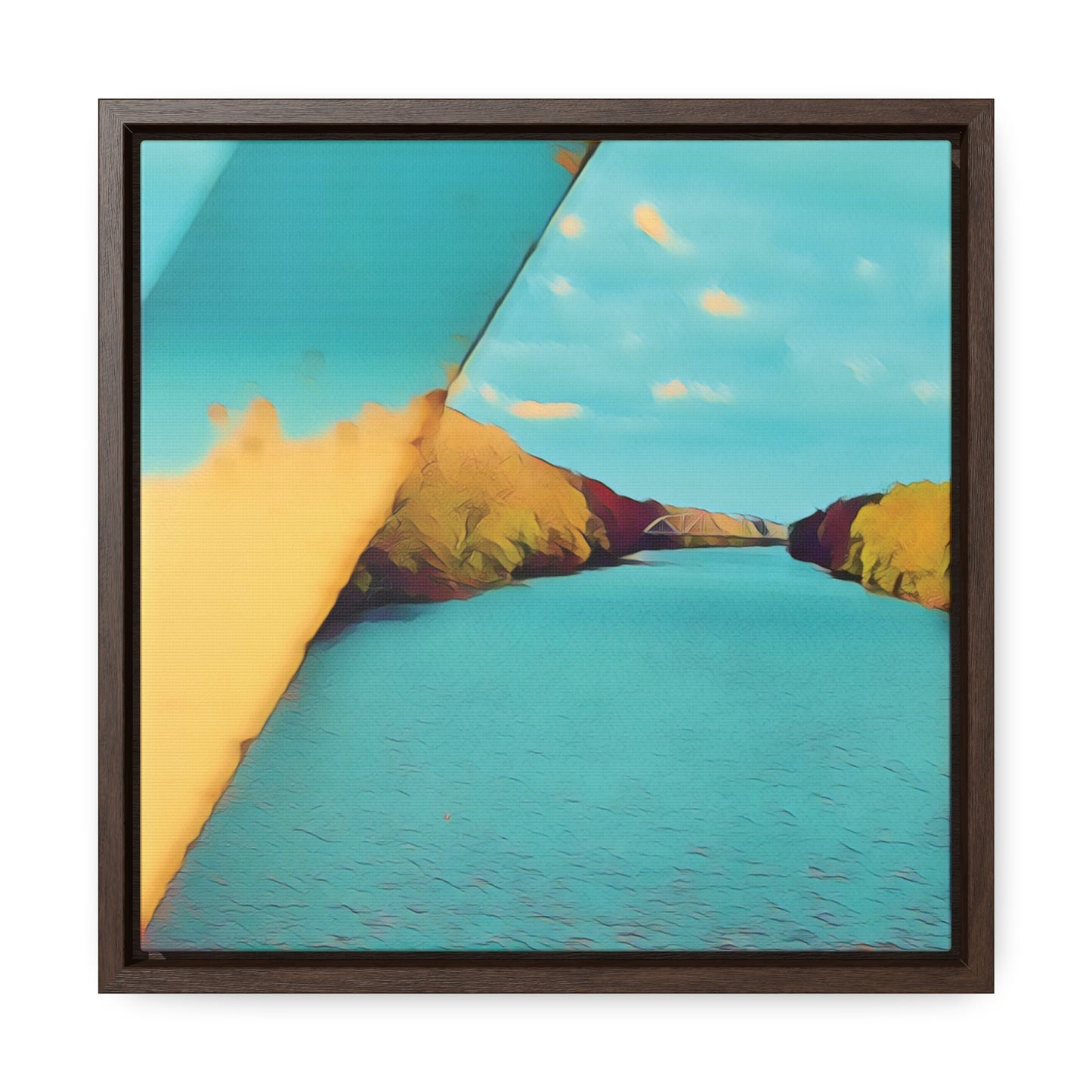 The Cal-Sag Channel (Framed Gallery Canvas Wrap)