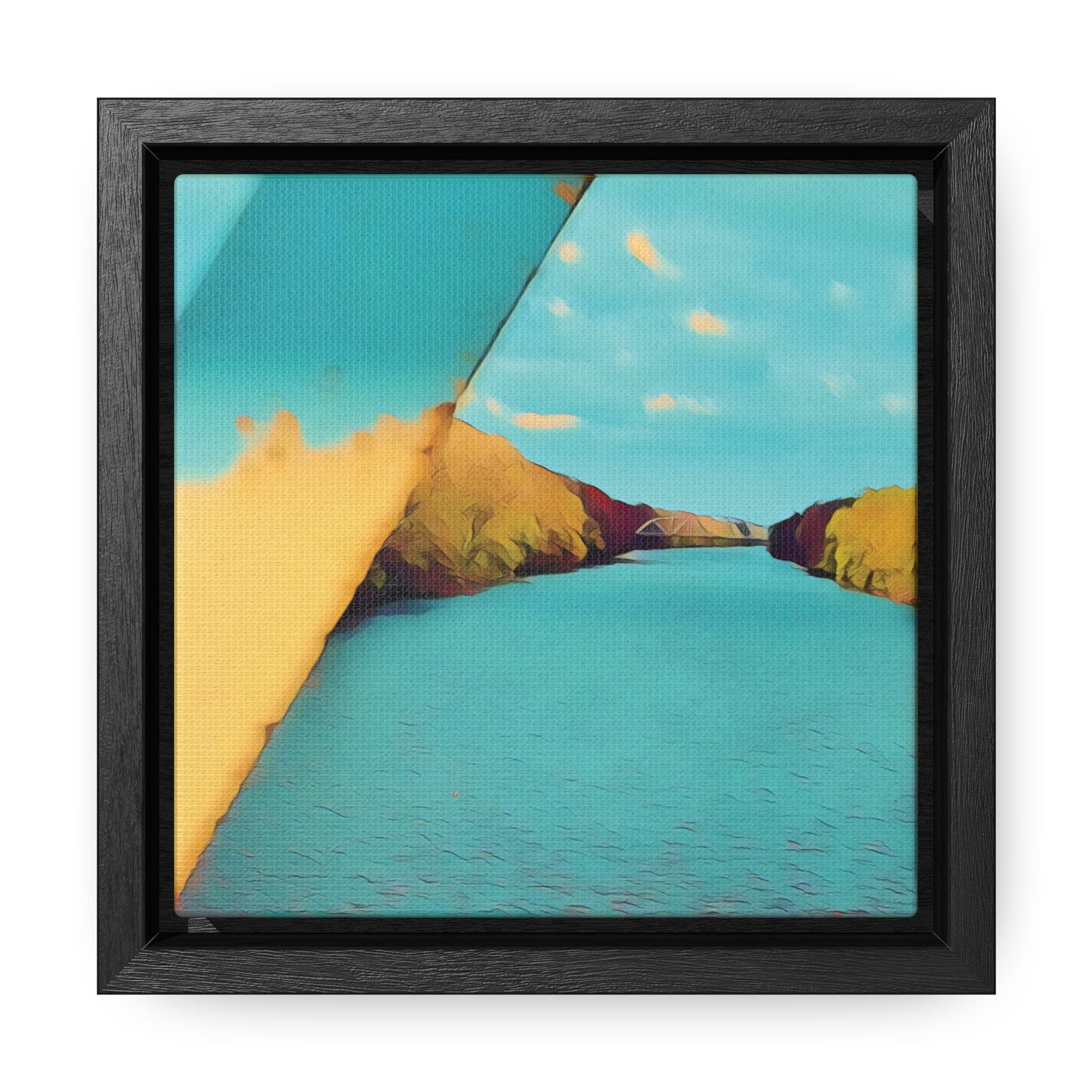 The Cal-Sag Channel (Framed Gallery Canvas Wrap)