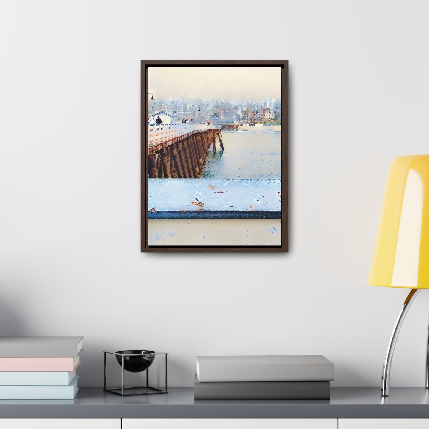 Getting Misty in San Clemente (Framed Canvas Wrap)