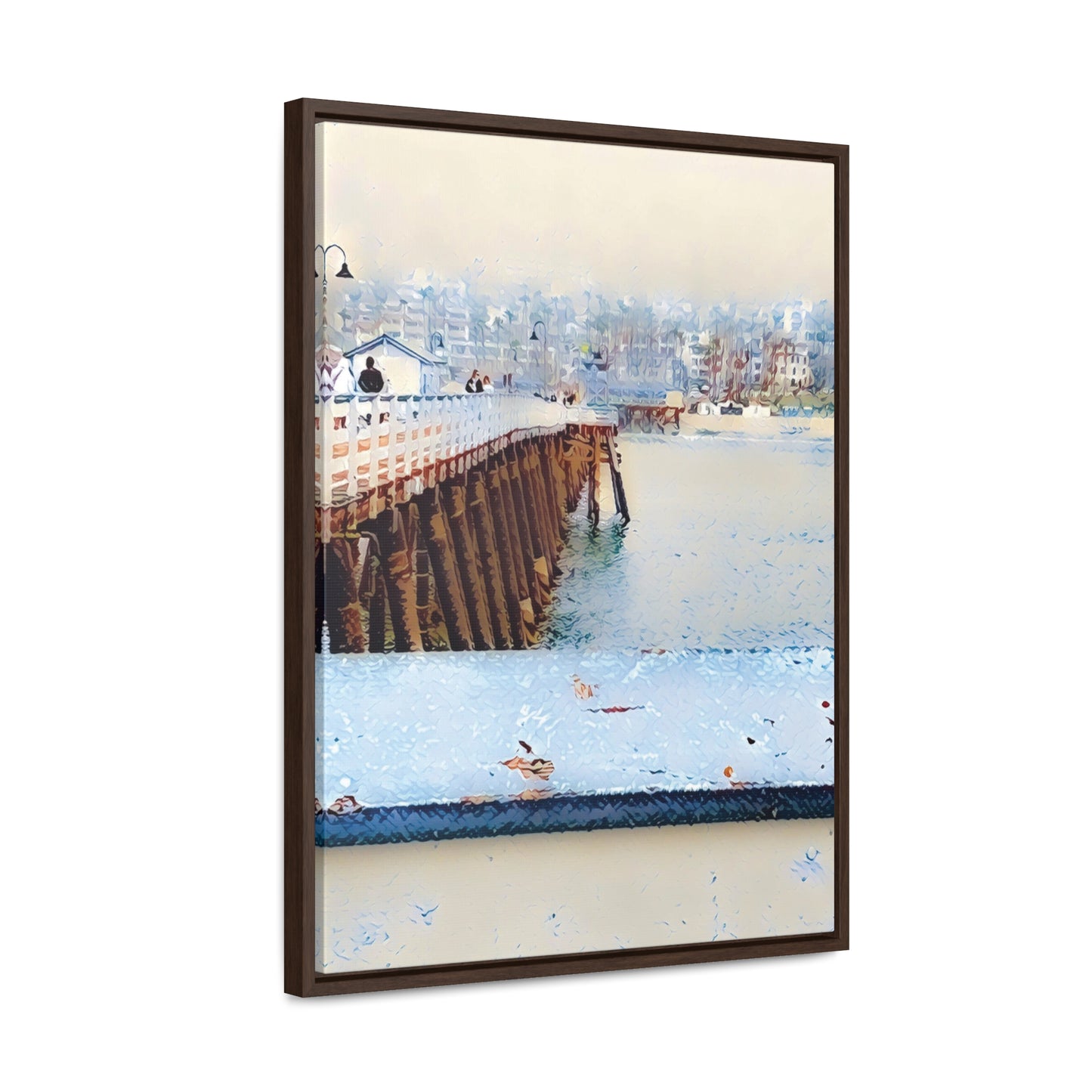 Getting Misty in San Clemente (Framed Canvas Wrap)