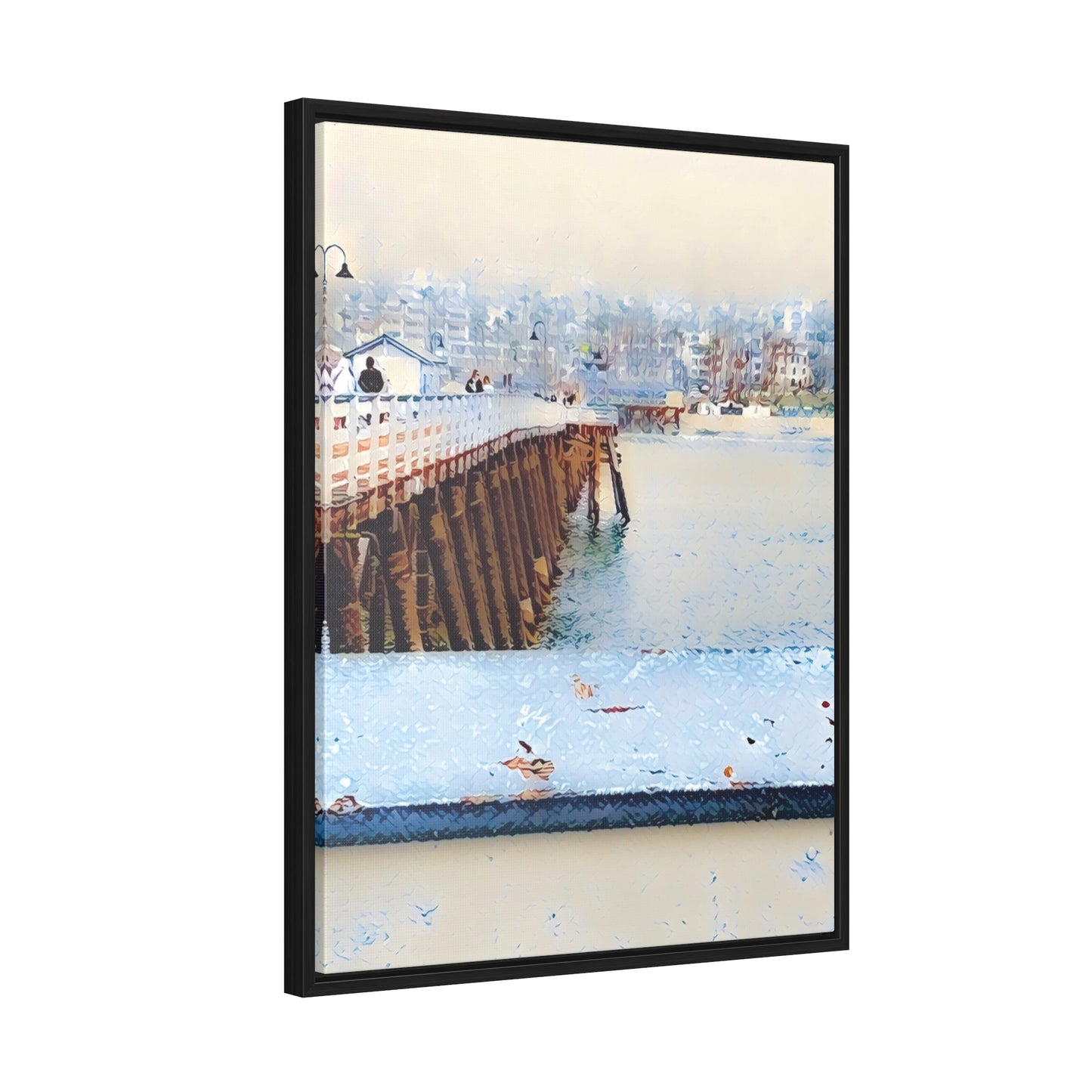 Getting Misty in San Clemente (Framed Canvas Wrap)