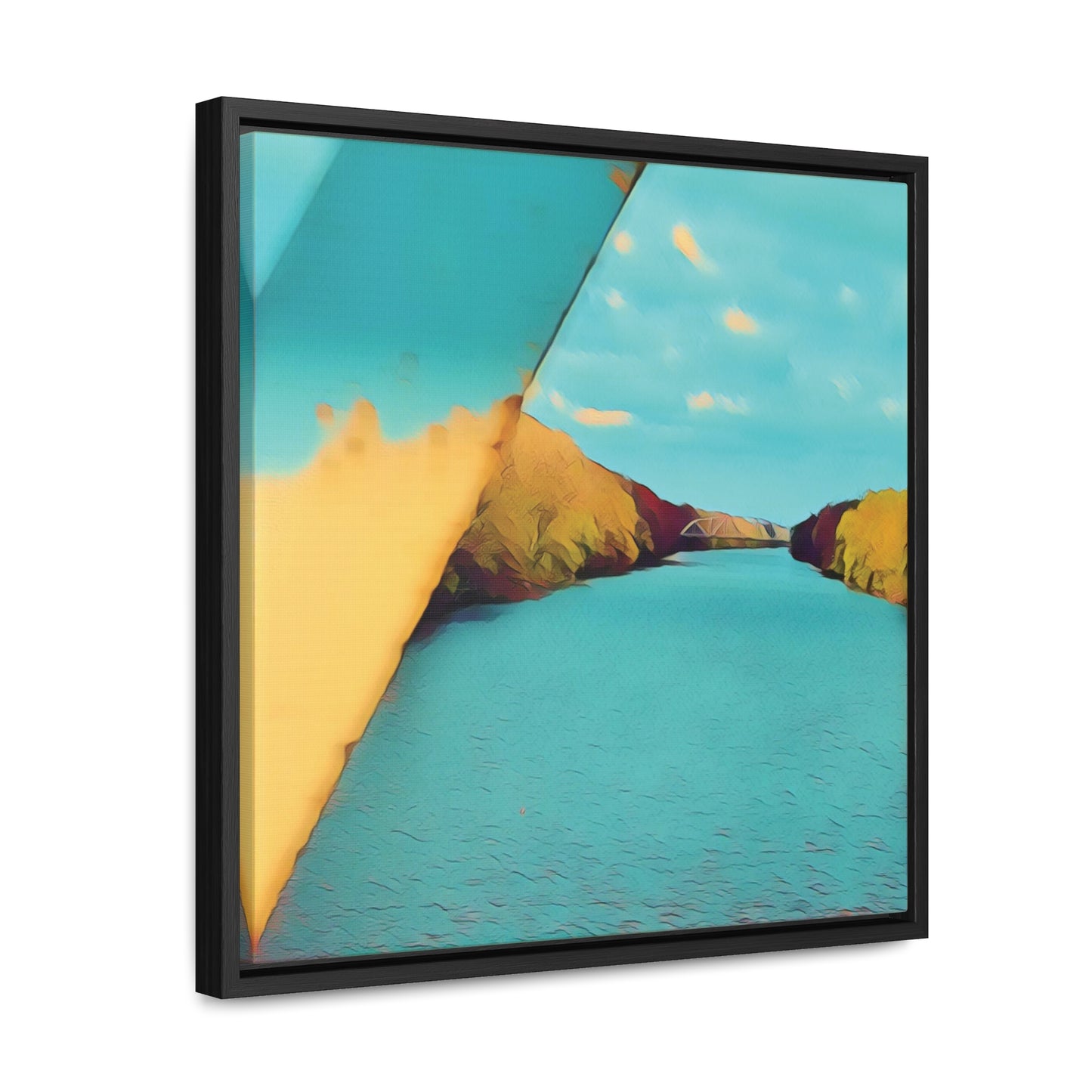 The Cal-Sag Channel (Framed Gallery Canvas Wrap)