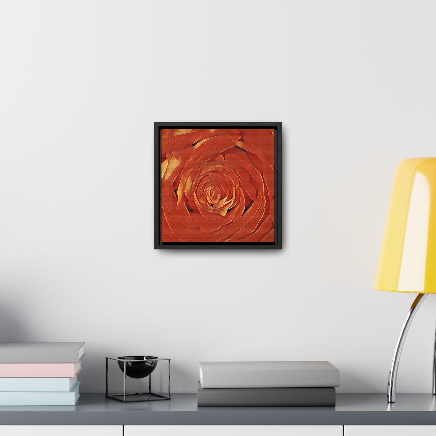 A Rose is a Rose (Square-Framed Canvas Wrap)