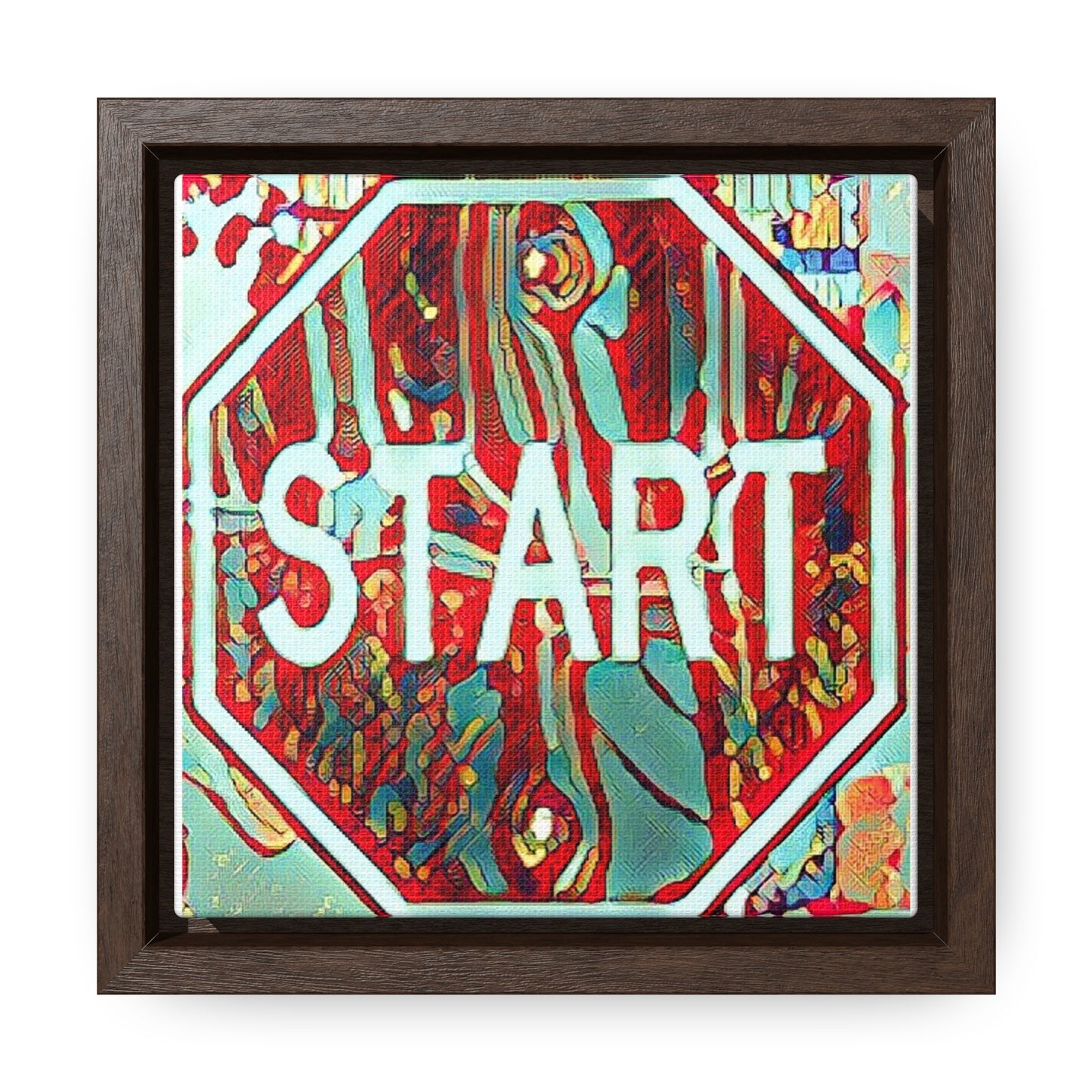 Start (Square-framed Canvas Wrap)