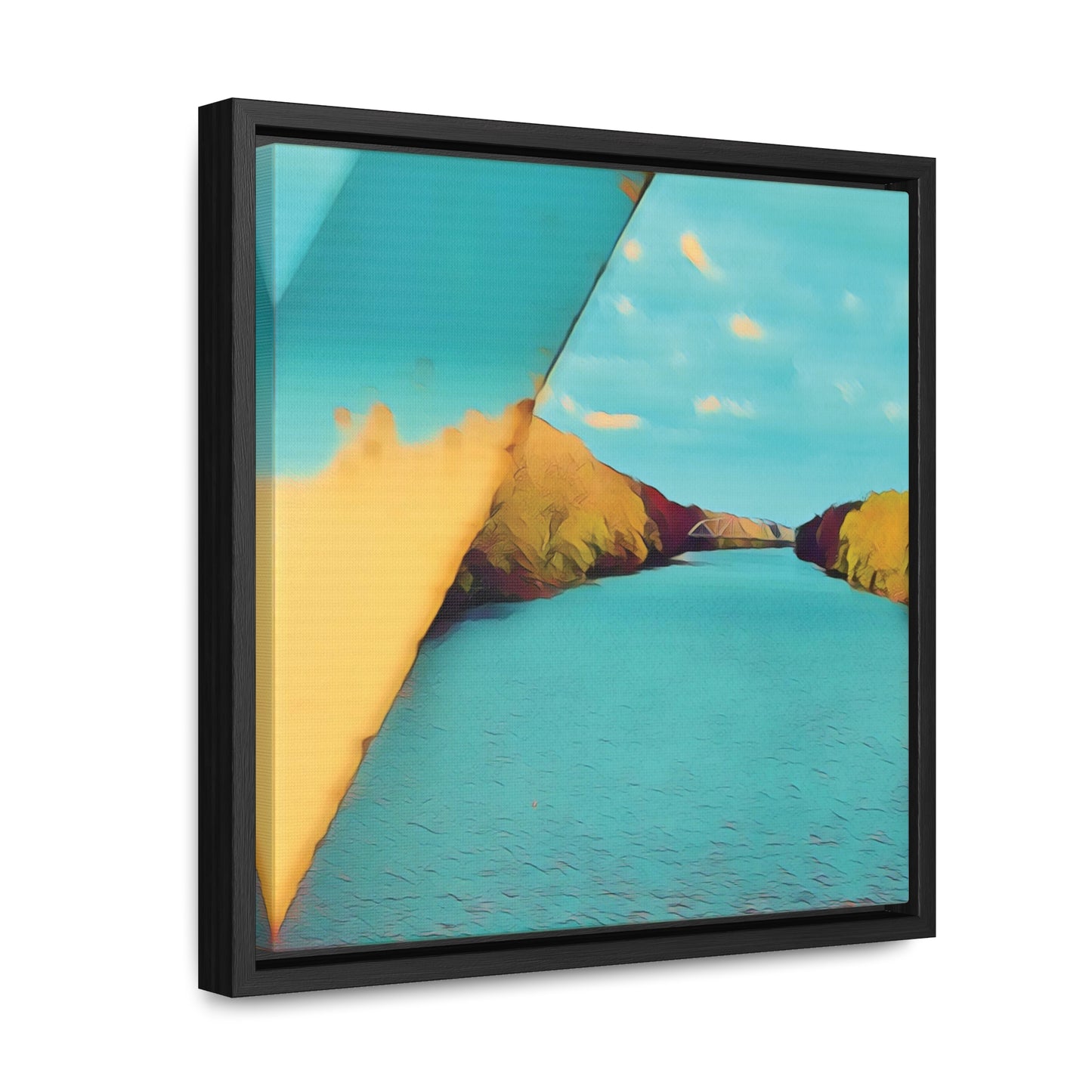 The Cal-Sag Channel (Framed Gallery Canvas Wrap)