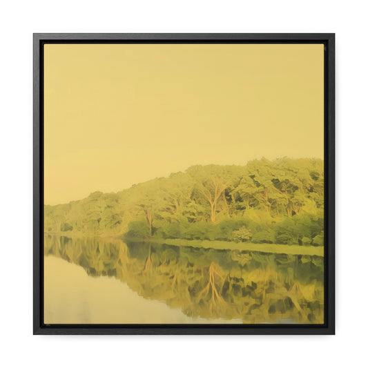 Dreamscape in Twighlight (Square Canvas-Wrapped Frame)