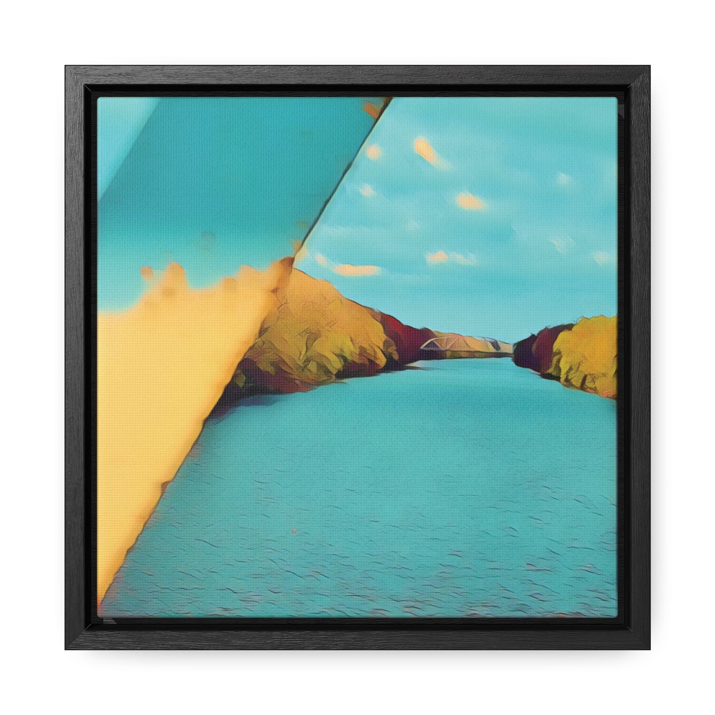 The Cal-Sag Channel (Framed Gallery Canvas Wrap)