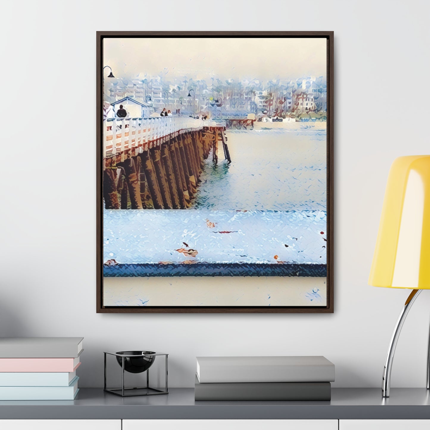 Getting Misty in San Clemente (Framed Canvas Wrap)